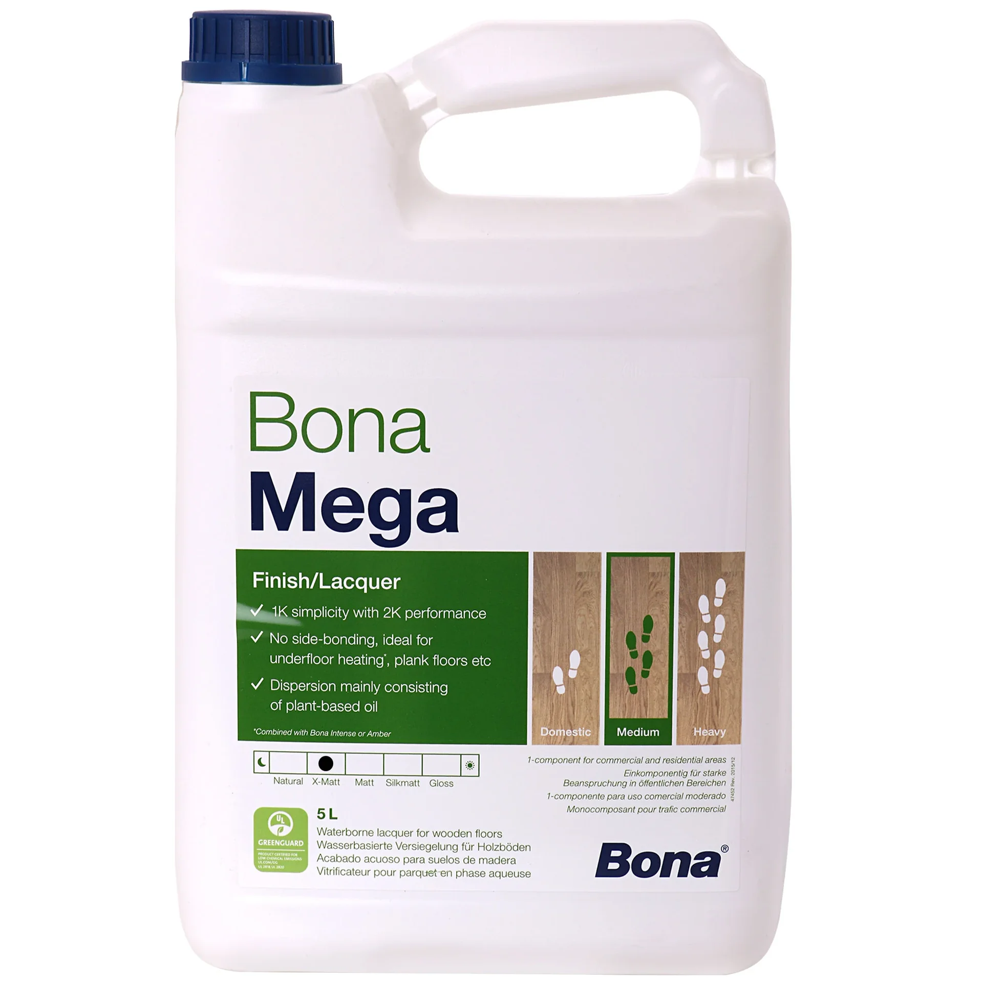 "Parketlak extra mat, 5 Liter, matte parketlak, parketlak waterbasis image"