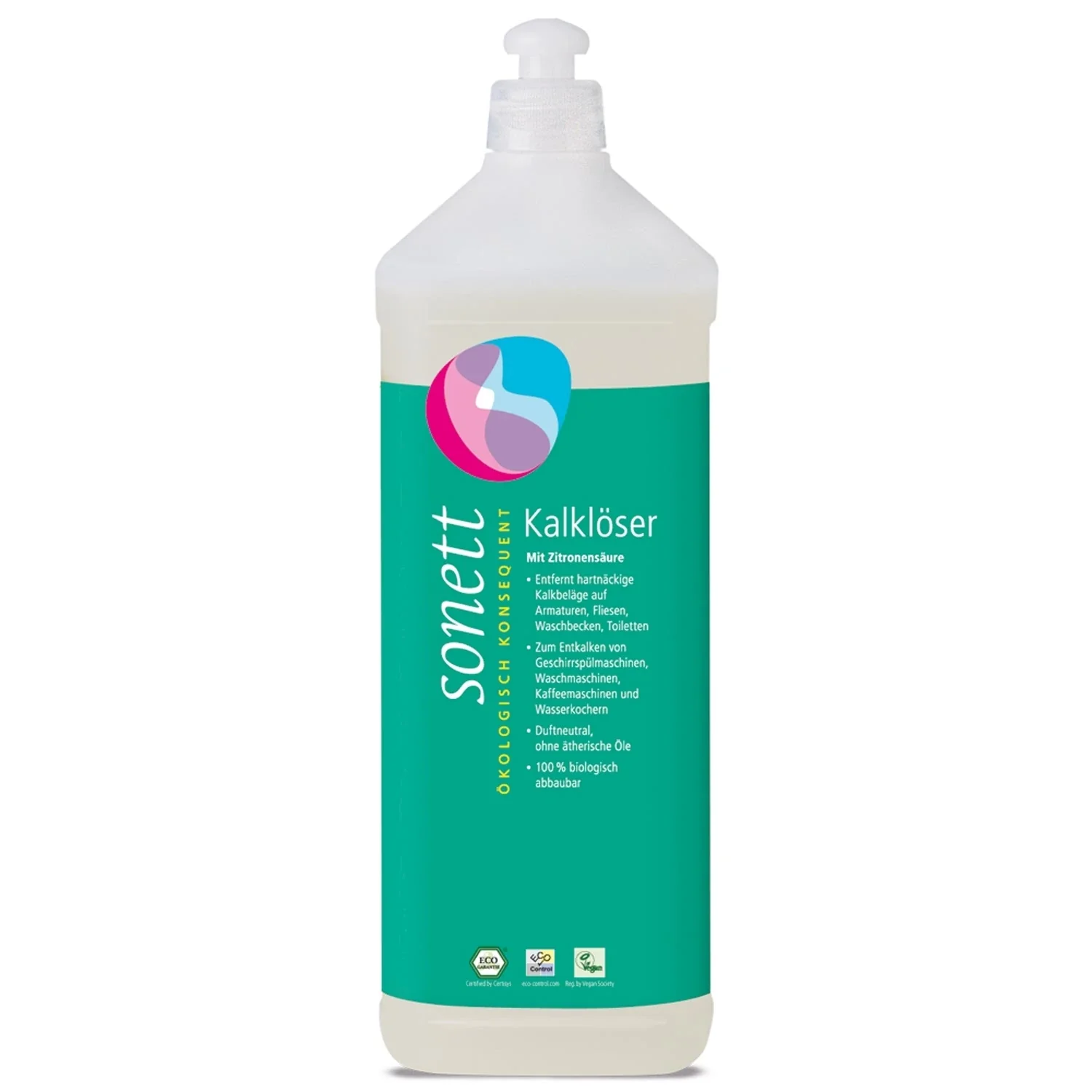 "Ontkalker 1 liter, kalk verwijderen, natuurlijke ontkalker image"