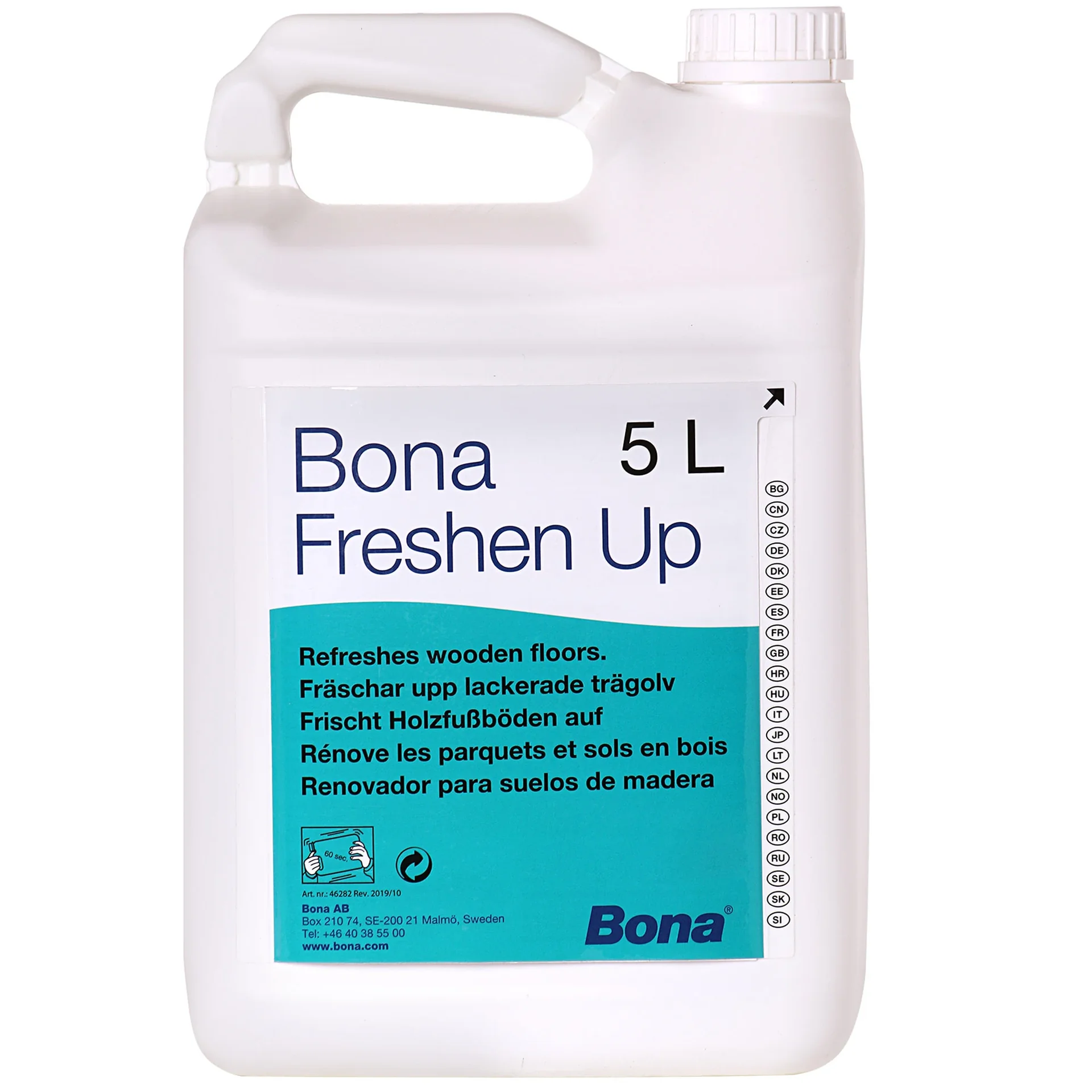 "Houten vloer onderhoud, parket onderhoud, vloer onderhoud, BONA Freshen Up 5 Liter wachsfreies Pflegemiddel image"