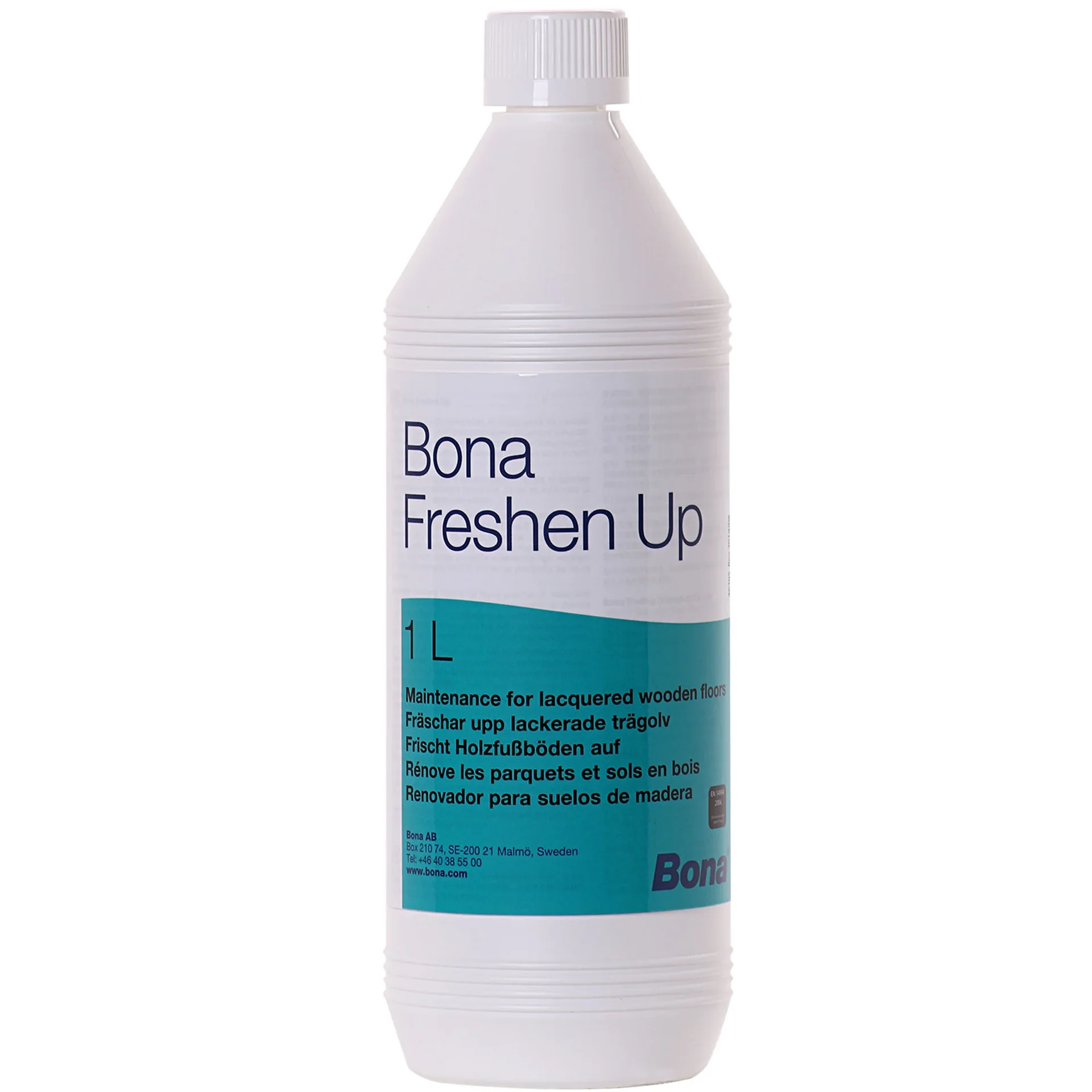 "Houten vloer onderhoud, BONA Freshen Up 1 Liter, wachsvrij, parket onderhoud, vloer onderhoud image"