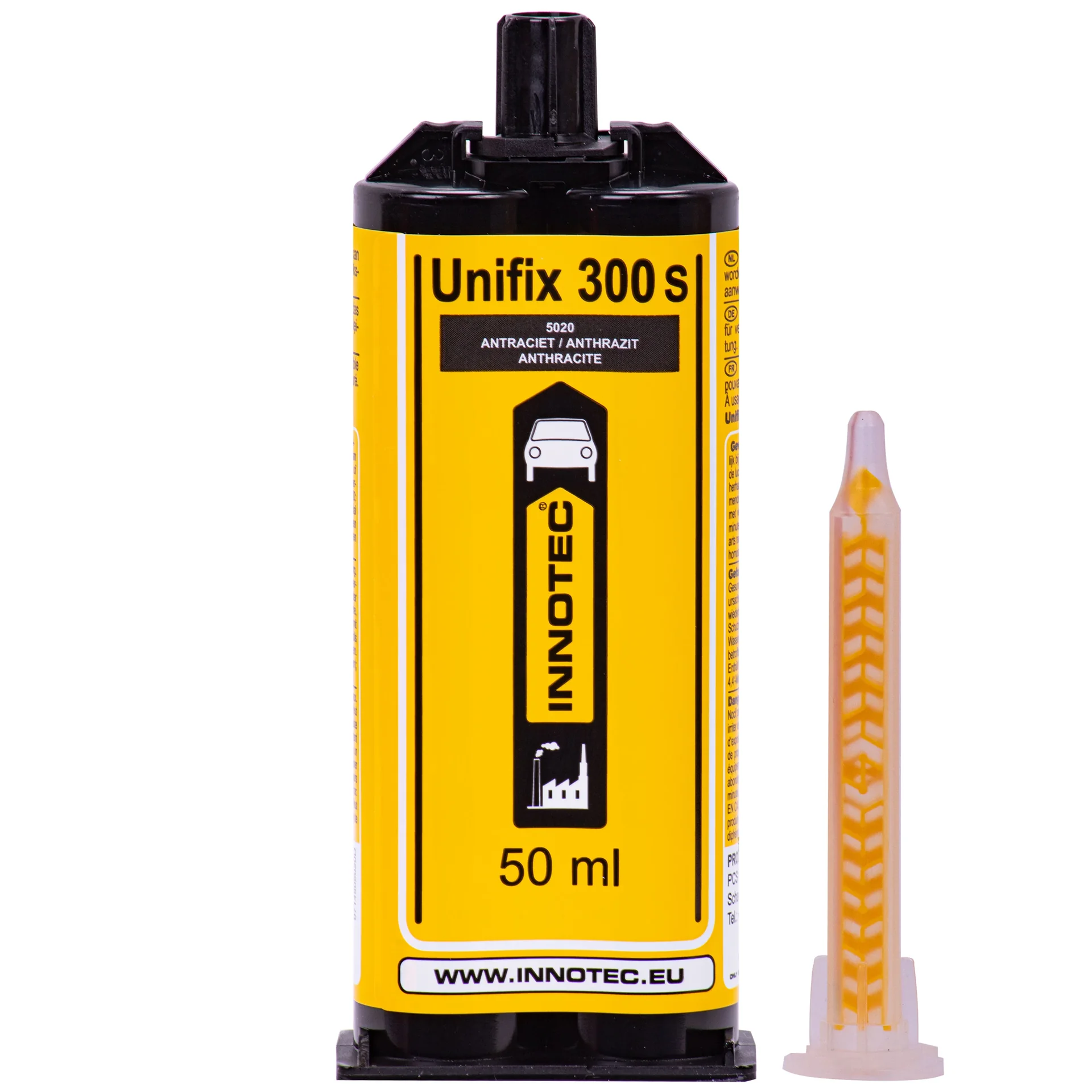 "Montagelijm antraciet 50 ml, snelle, sterke montagelijm, antraciet kleurige lijm image"