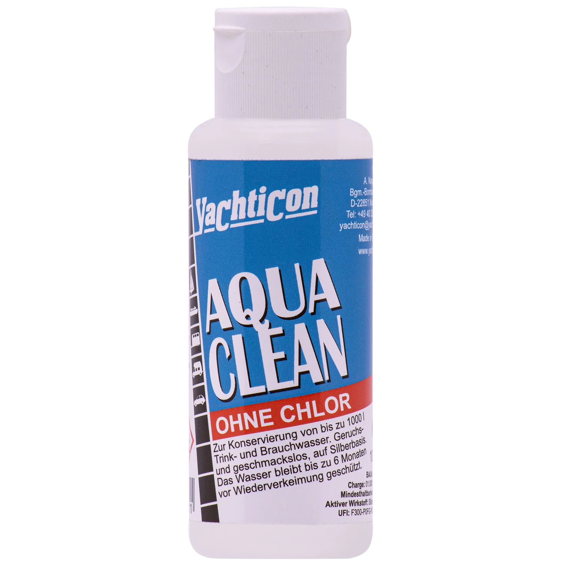 "Drinkwater behandeling, Water ontsmetten, Aqua Clean AC 1000, 100 ml image"