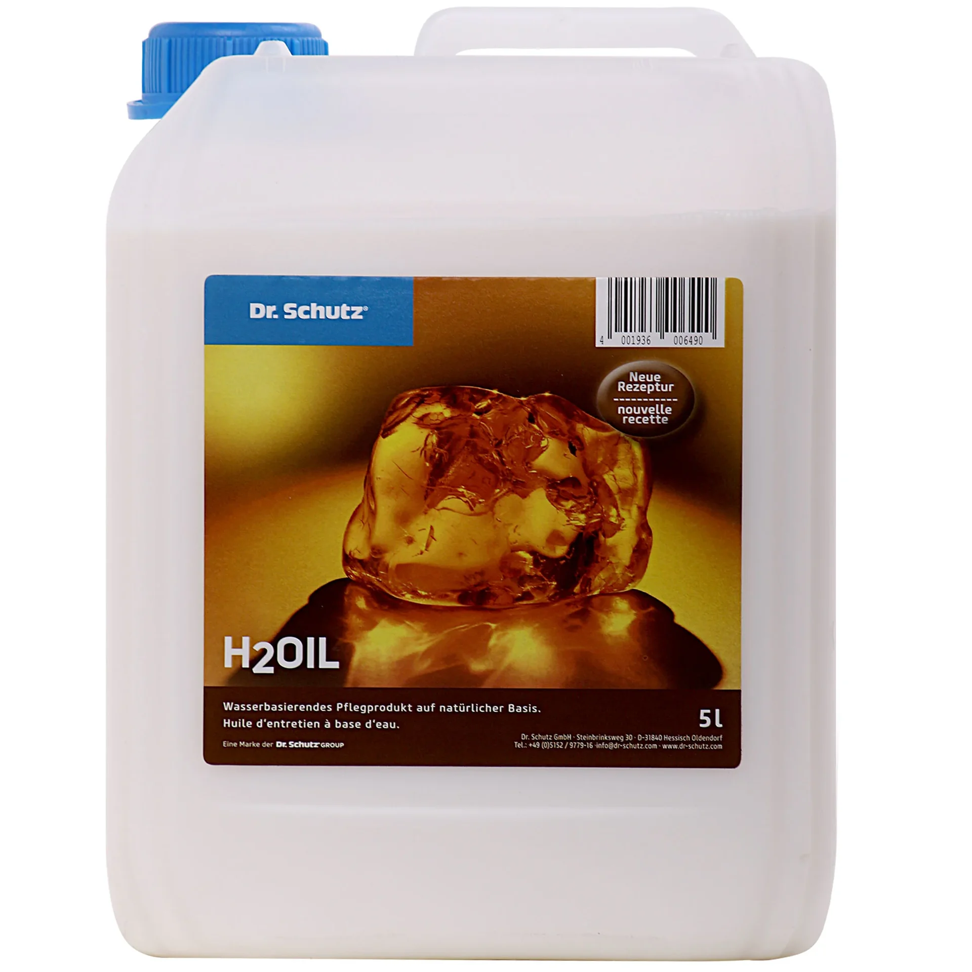 "Onderhoudsolie hout 5 Liter, watergedragen olie, olie voor houten vloer image"