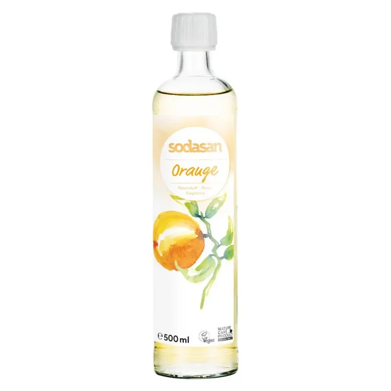 "Kamergeur navulling, oranje geurolie, 500ml, natuurlijke kamergeur image"