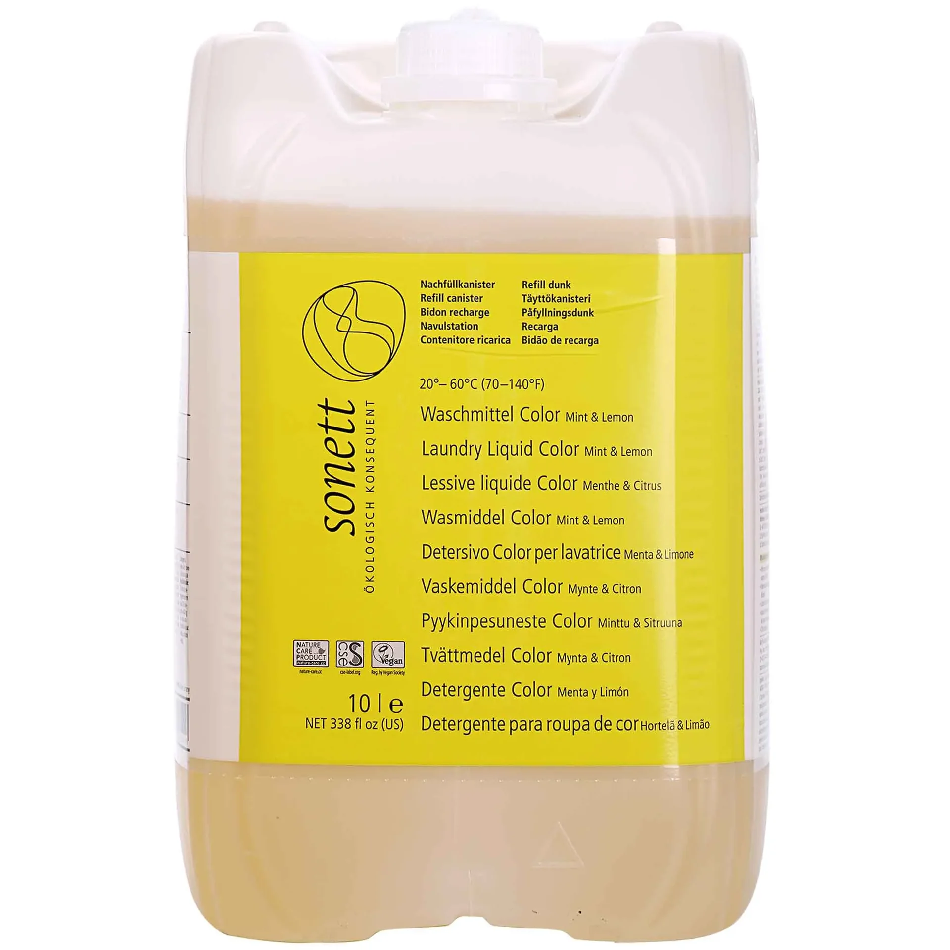 "Wasmiddel kleur 10 Liter, vloeibaar wasmiddel, mint citroen image"