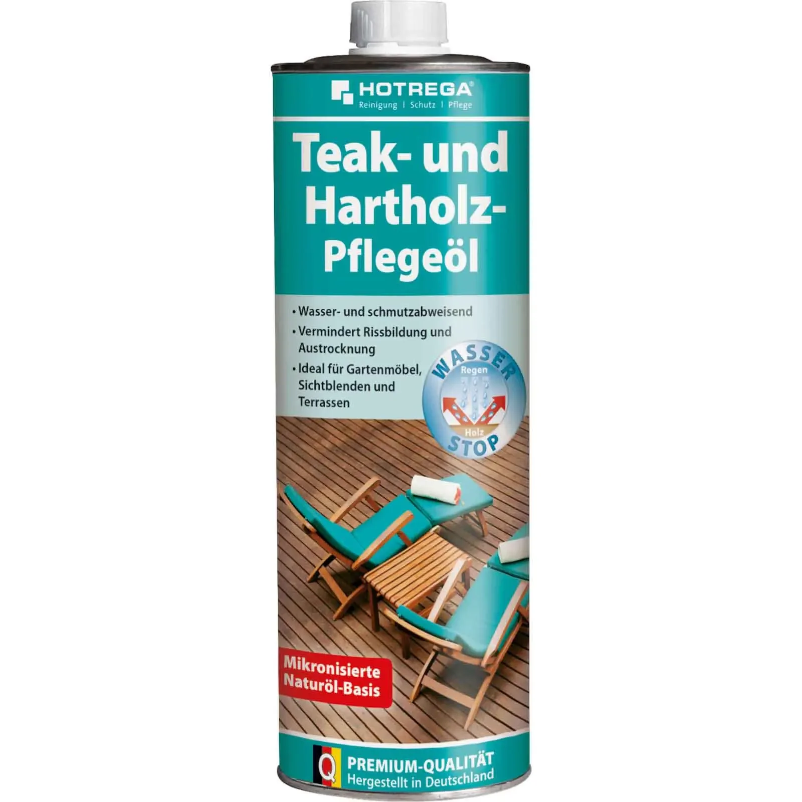 "Teakolie 1 Liter, Harthout olie, Teak behandelen, Teak bescherming image"