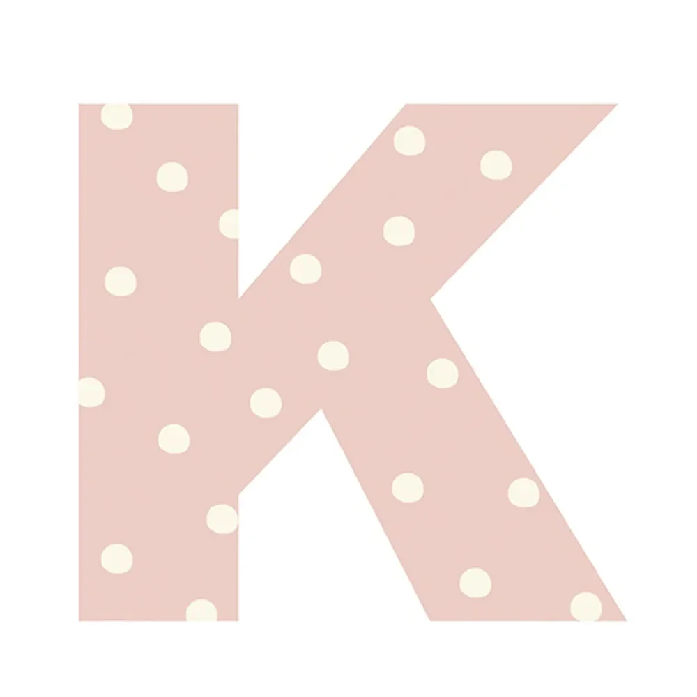 "Lilipinso sticker letter gestippeld K image"