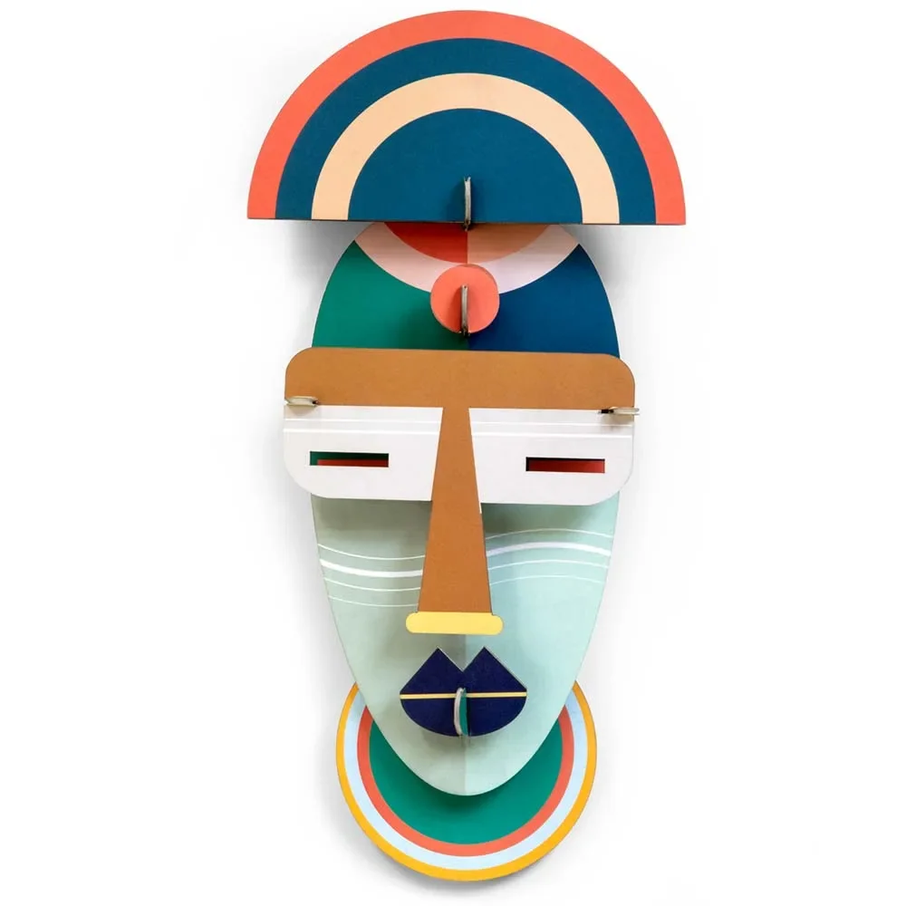 "studio ROOF 3D deco masker Brooklyn karton image"