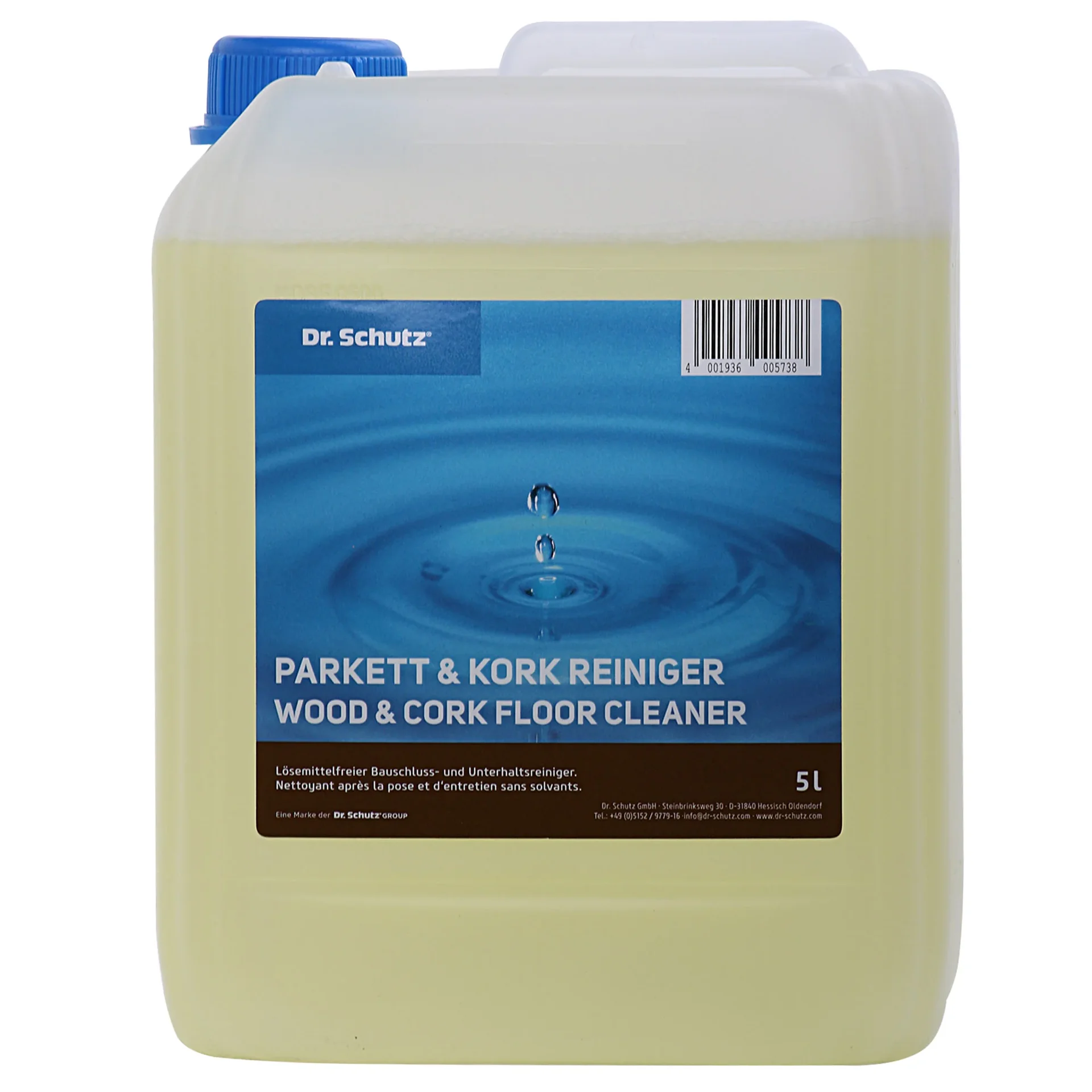 "Parket reiniger 5 liter, Kurk reiniger, voor ca. 5000m² image"