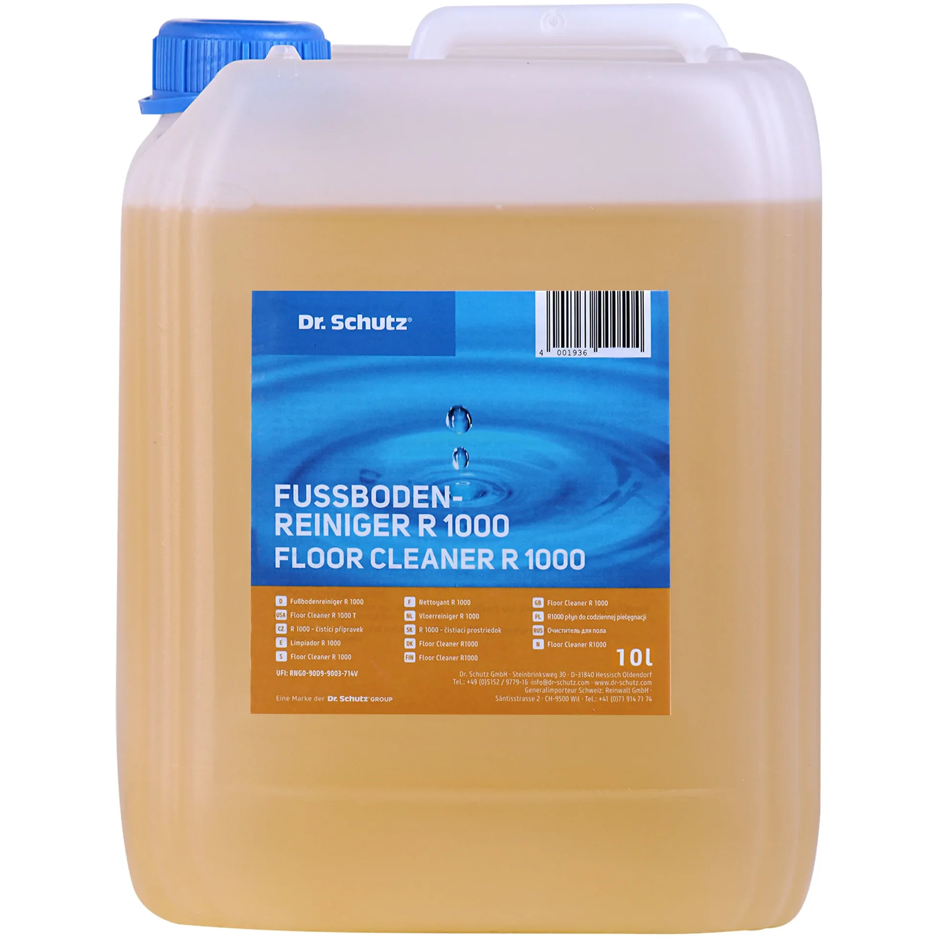 "Vloerreiniger 10 Liter, Wischpflege voor 10000m², allesreiniger, professionele vloerreiniger image"