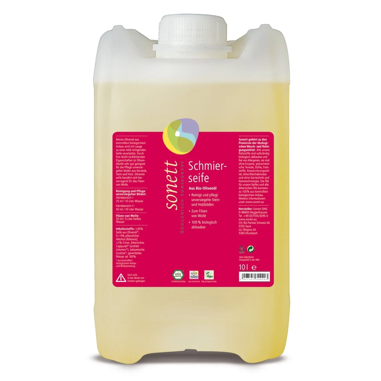"Zachte zeep 10 liter, Schmierzeep, Natuurlijke zeep, Ecologische zeep image"