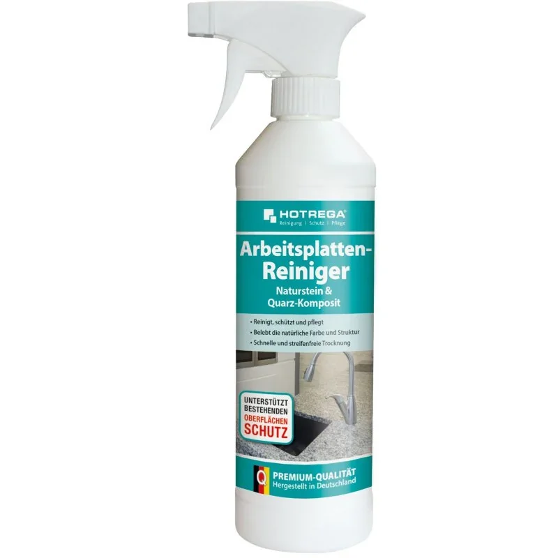 "Aanrechtblad reiniger 500 ml, Natuursteen & Quarz-Komposit, Werkblad reiniger, Sprühflasche image"
