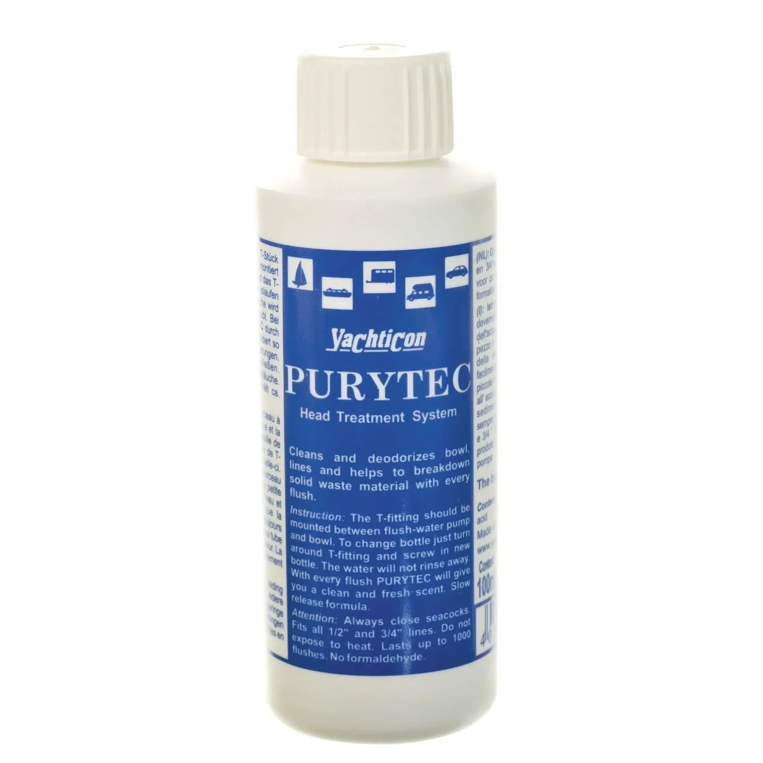Waterfilter boot, Drinkwaterfilter boot, Purytec Ersatzflasche
