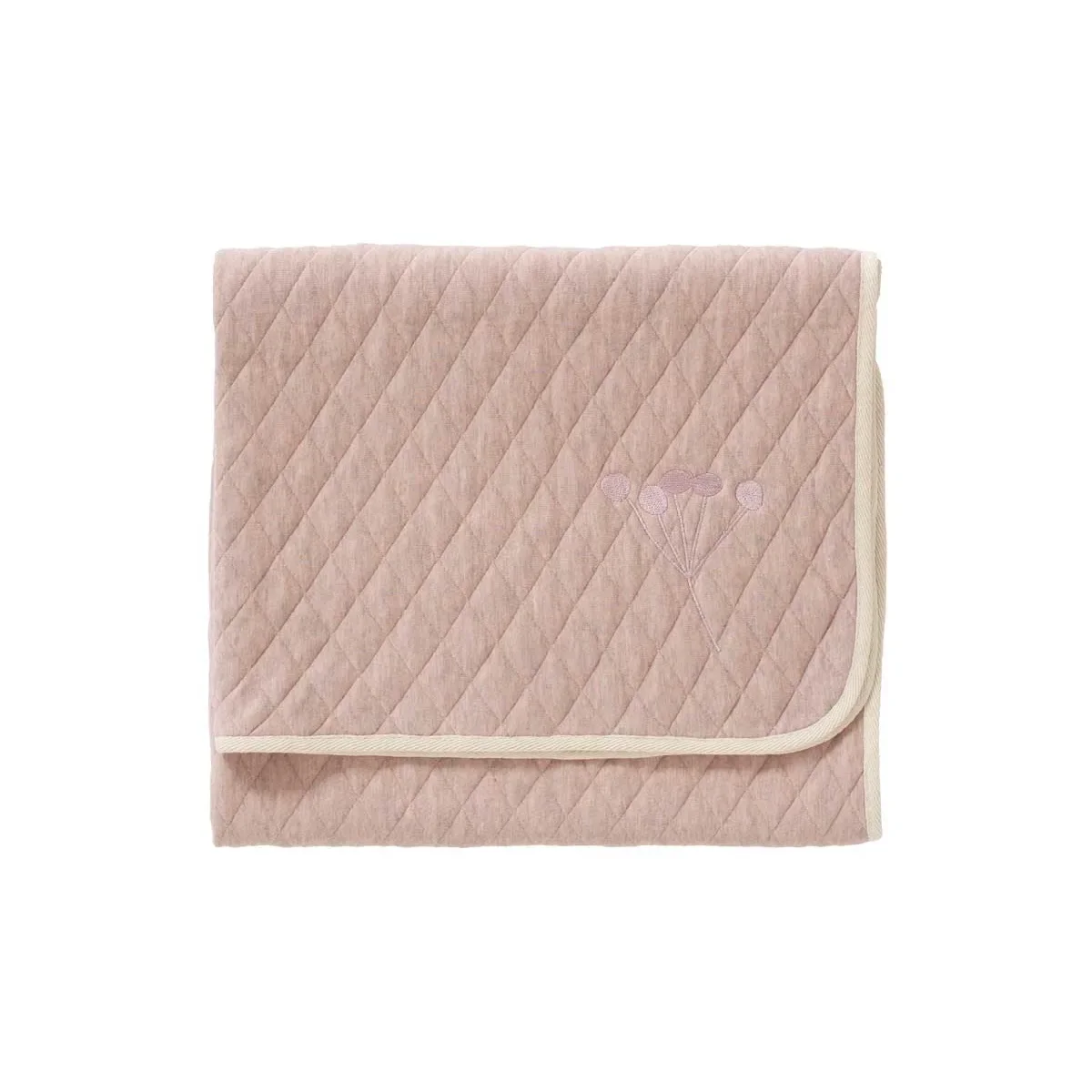 "Fresk deken, babydeken, kinderwagen deken Nordic Mellow rose 100 x 150 cm image"