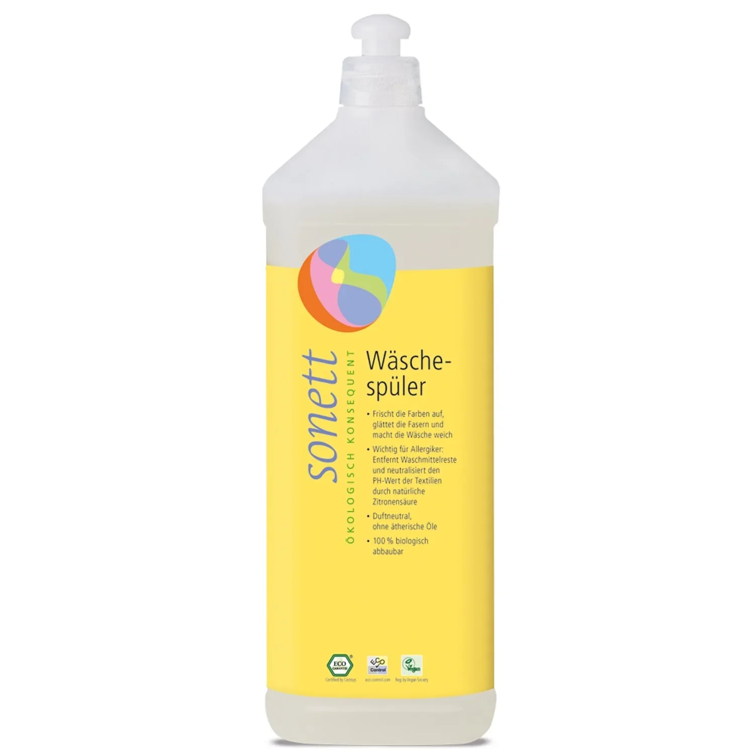 Wasverzachter, ecologische wasverzachter, natuurlijke wasverzachter, 1 liter