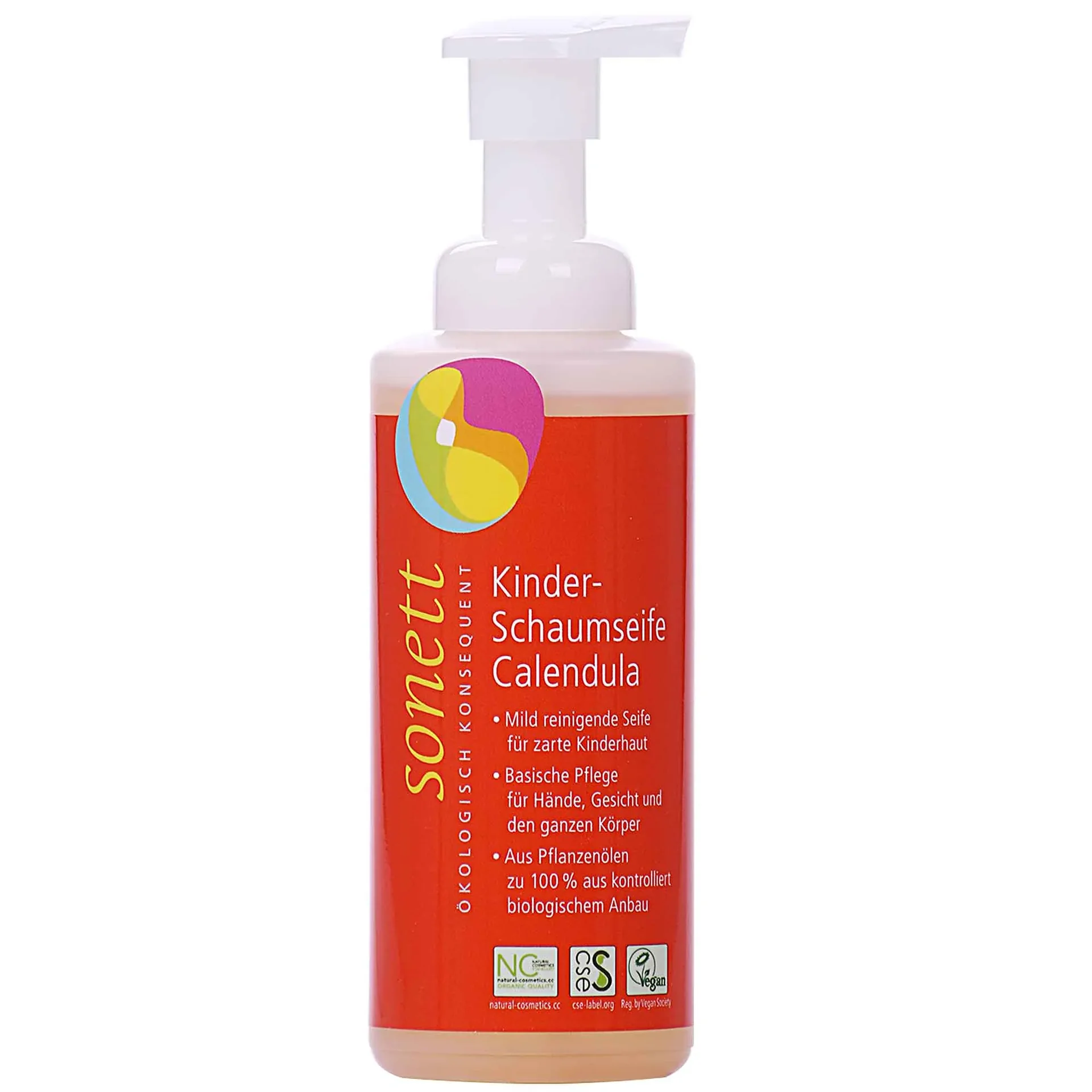 "Kinder handzeep Calendula, schuimende handzeep, 200 ml schuimspenderflasche image"
