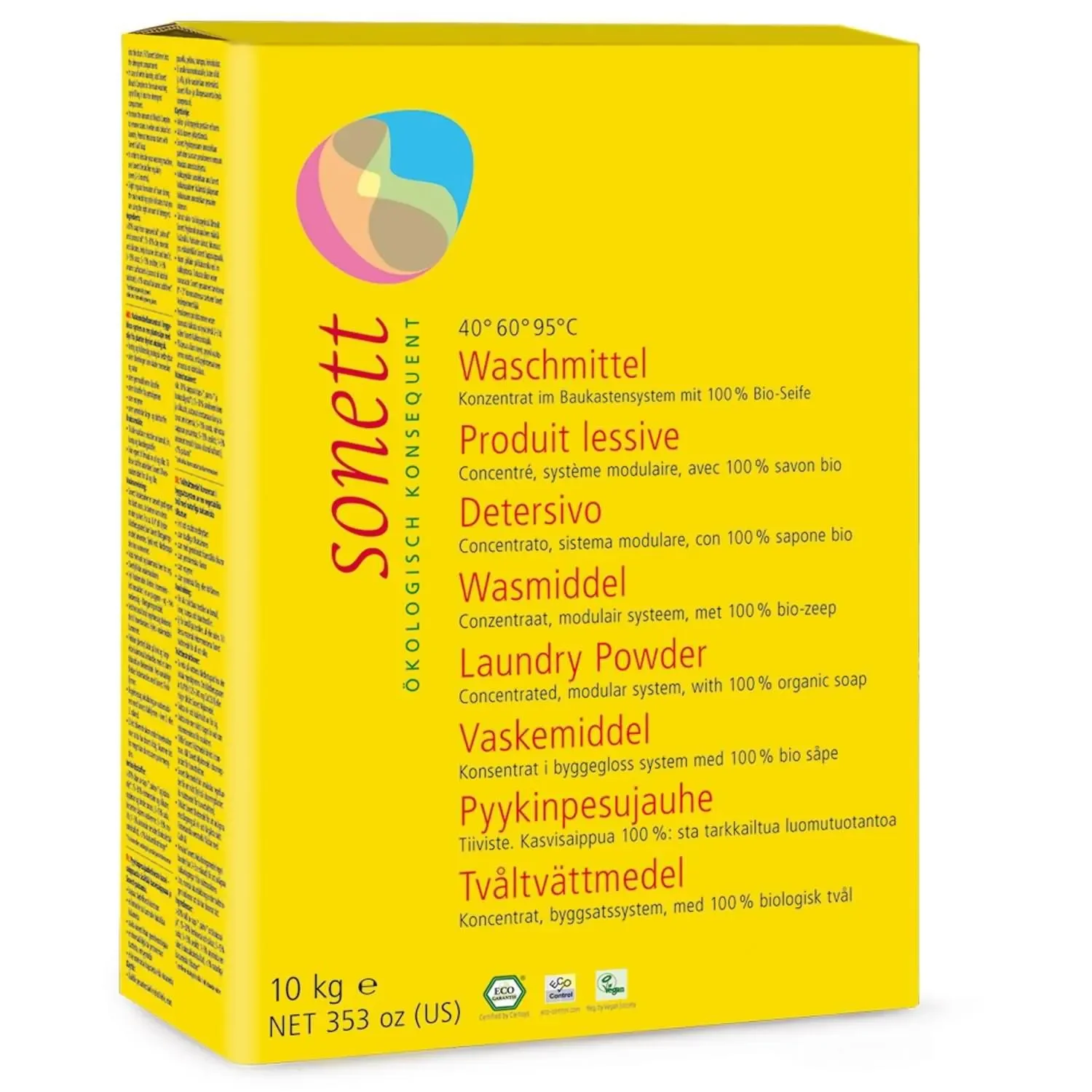 "Waspoeder 10kg, wasmiddel poeder concentraat, 40°60°95° image"