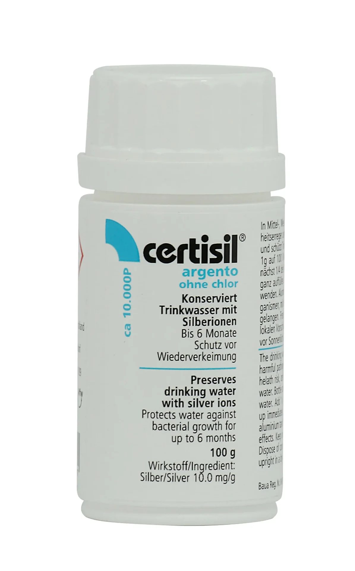 "Waterdesinfectie poeder, 100g, water zuiveren, zonder chloor image"