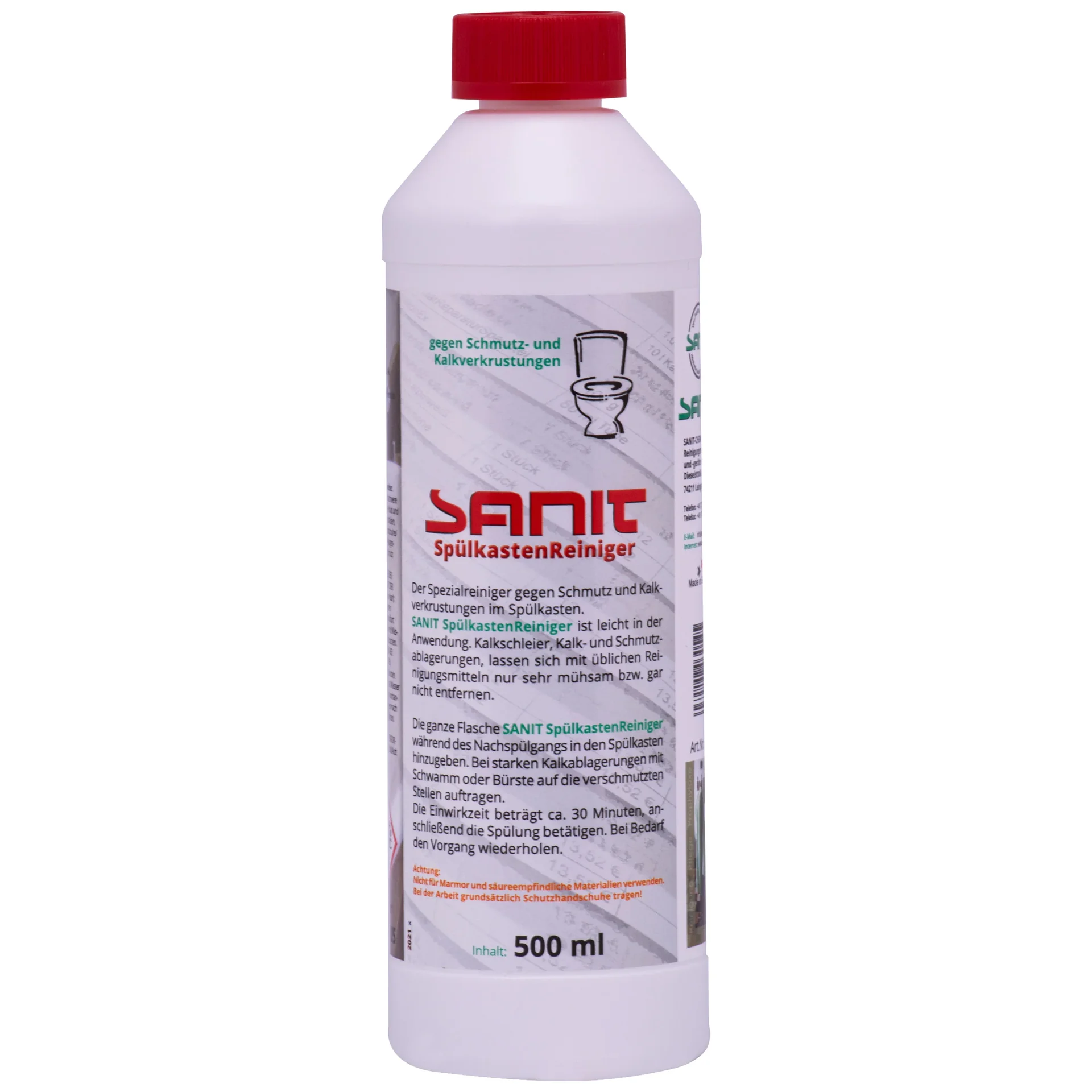 "WC reiniger 500 ml, Spoelbak reiniger, Toiletreiniger image"
