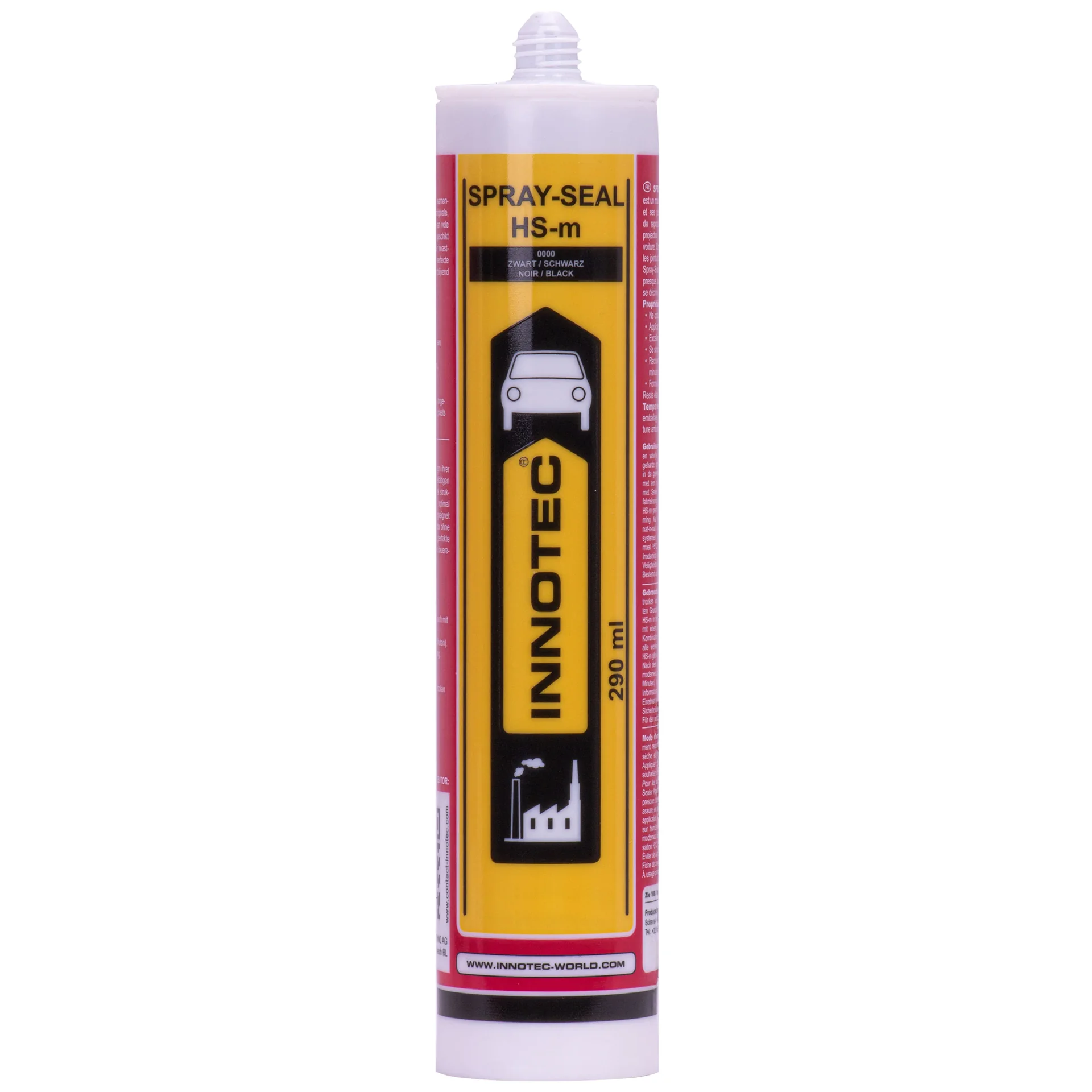 "Afdichtingsspray, Spray Seal HS-M 290ml, rubber coating spray, zwart image"
