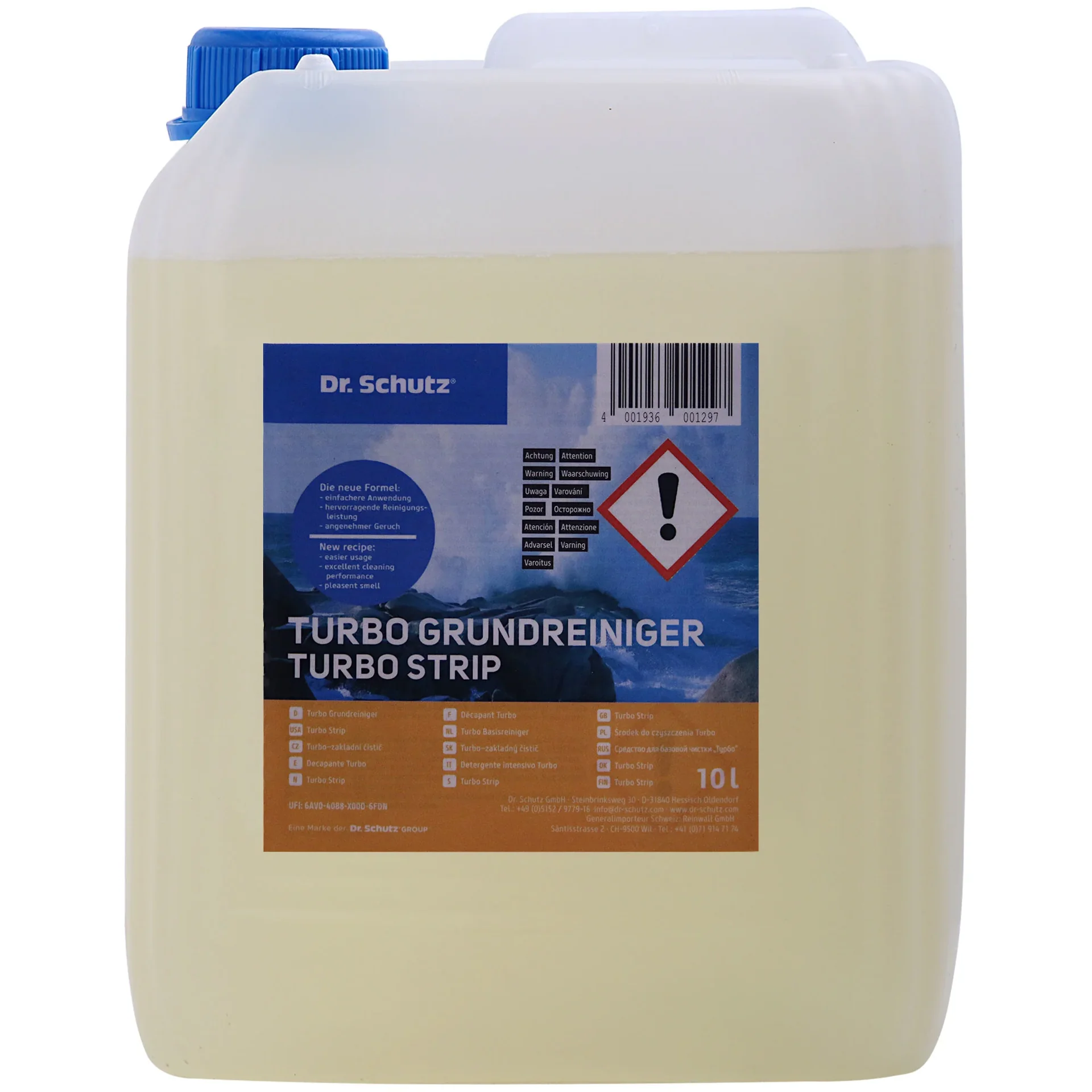 "Vloerreiniger 10 Liter, Turbo Grundreiniger, intensiefreiniger image"