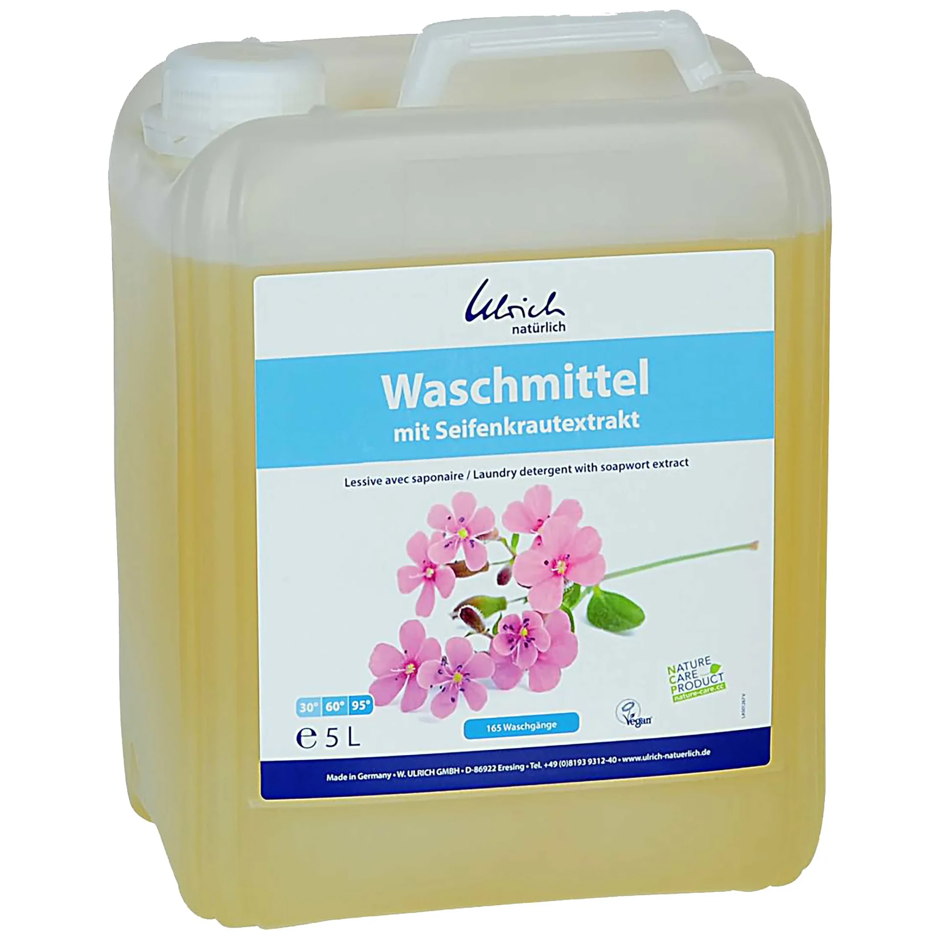 "Wasmiddel 5 Liter, vloeibaar, natuurlijk wasmiddel met Seifenkrautextrakt image"
