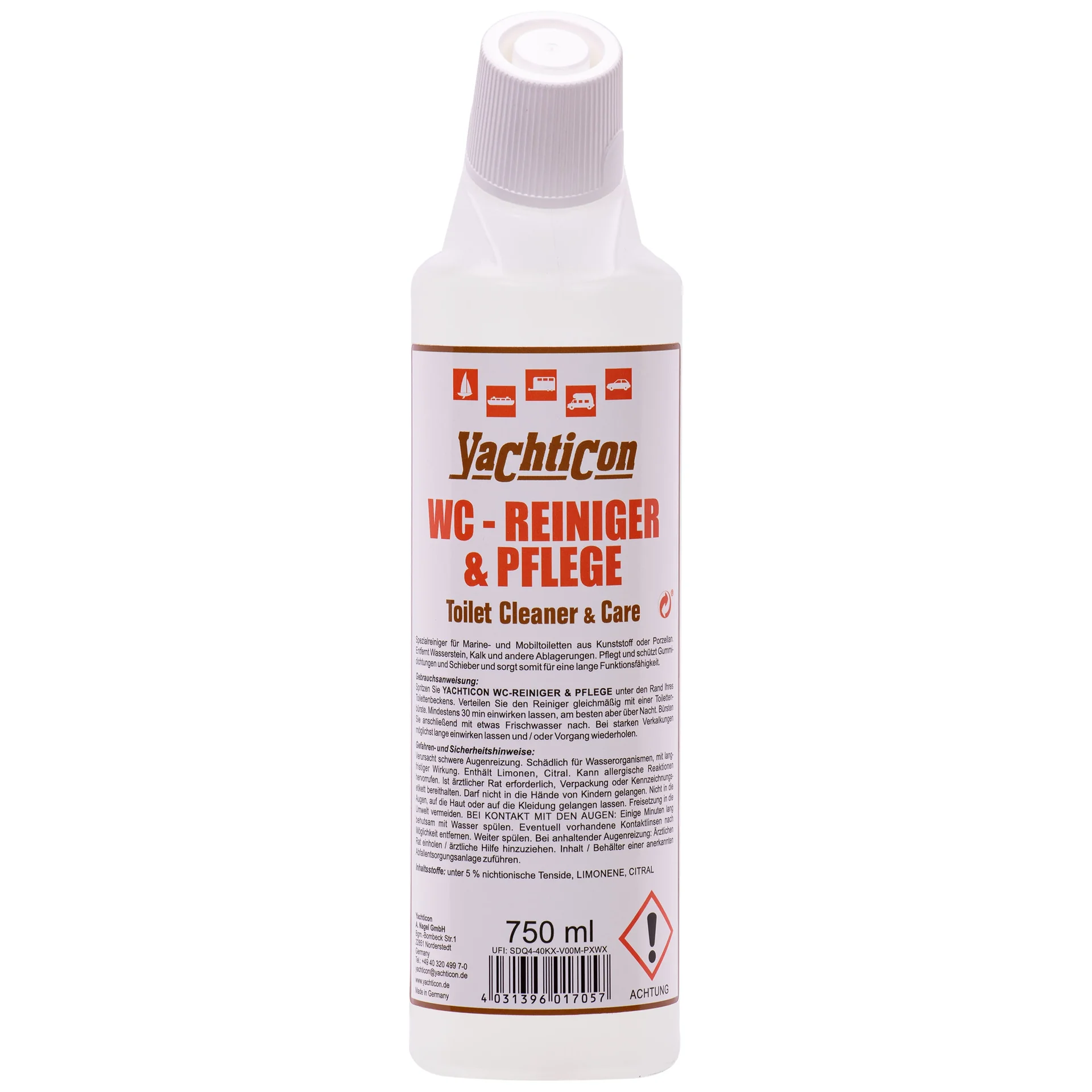 "WC-reiniger 750 ml, Toilet reiniger, WC onderhoud image"