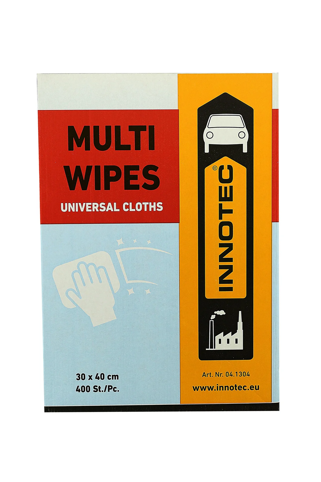 "Reinigingsdoekjes, poetsdoekjes, INNOTEC Multi Wipes, 400 stuks, schoonmaakdoekjes image"