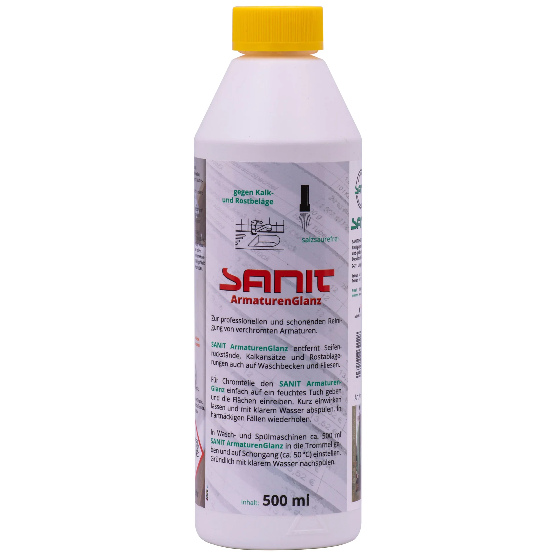 "Kranen Reiniger, Armaturen Reiniger, Sanitair Reiniger, 500 ml image"
