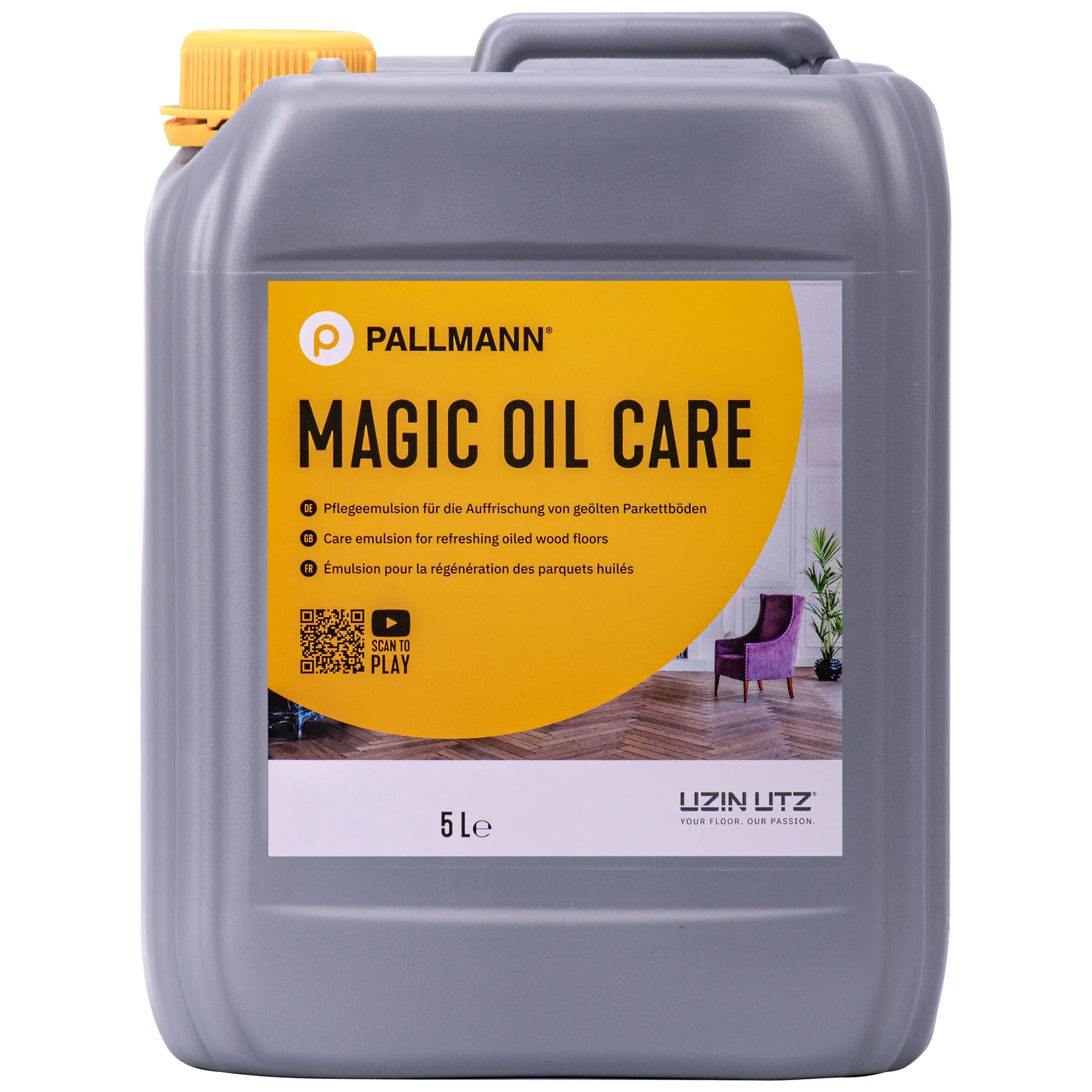 "Parketolie onderhoud, Onderhoud parketvloer, Olie voor parketvloer, 5 Liter image"