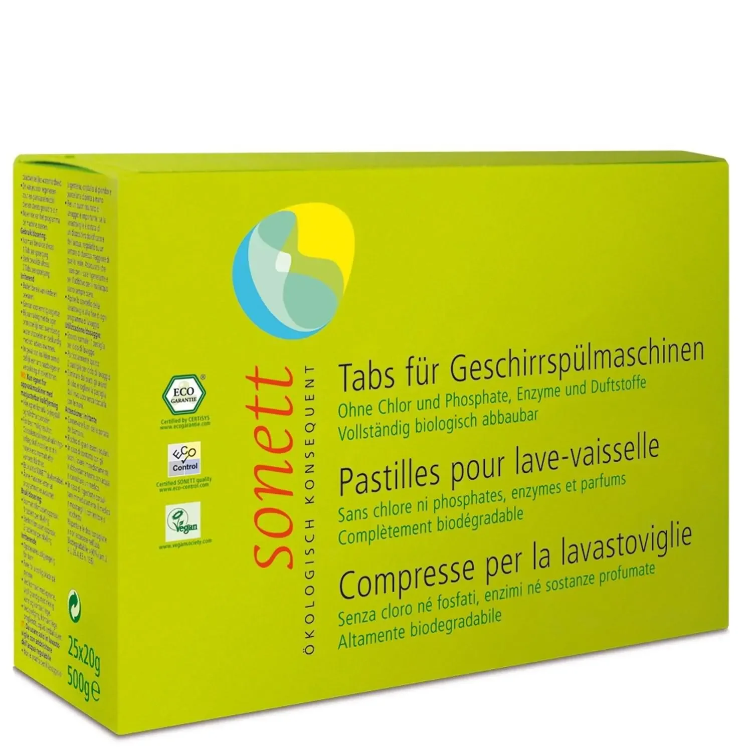 "Vaatwastabletten 500 g, 25 stuks, vaatwasser tabletten, vaatwasmiddel tabletten image"