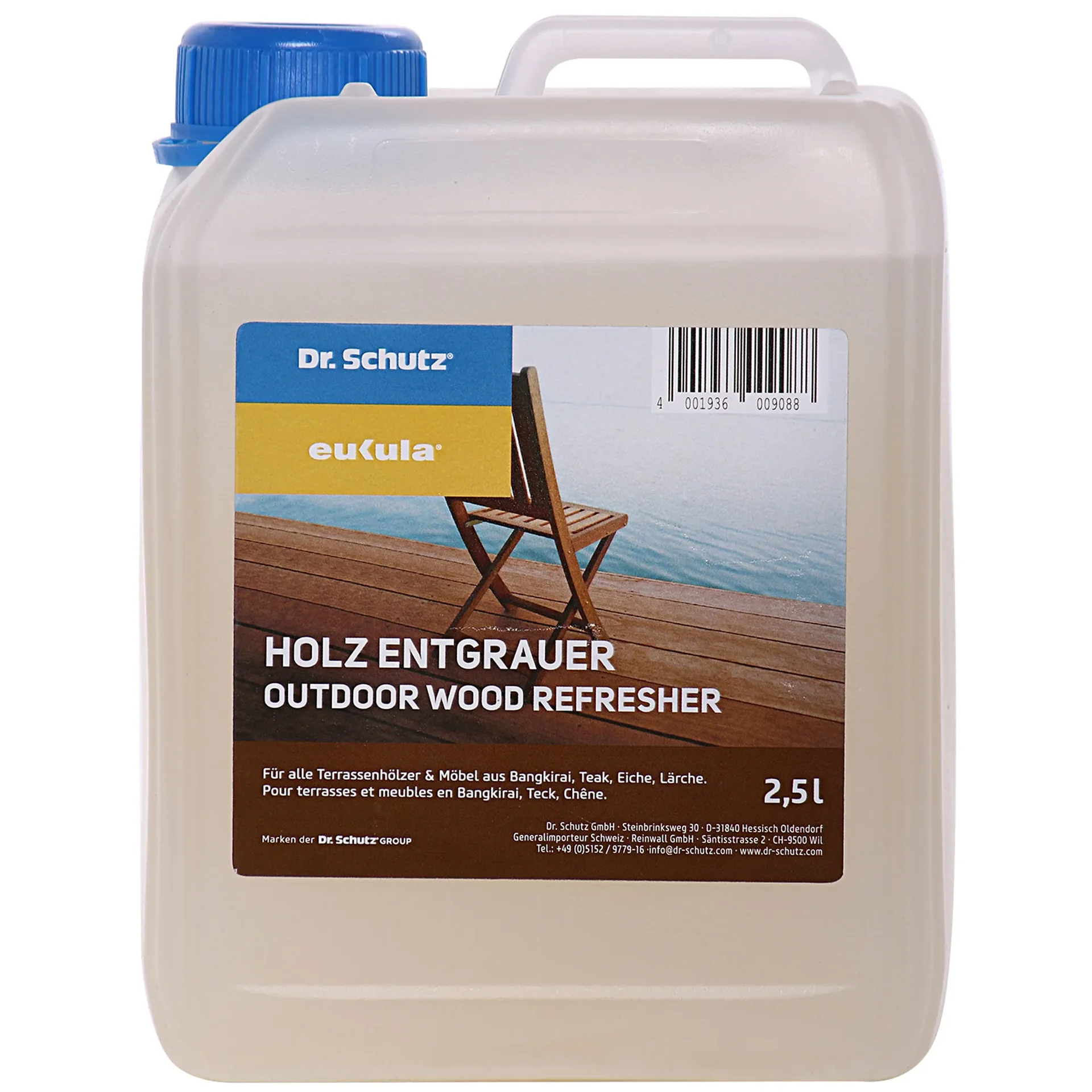 "Hout ontgrijzer 2.5 Liter, hout reiniger, terras ontgrijzer image"