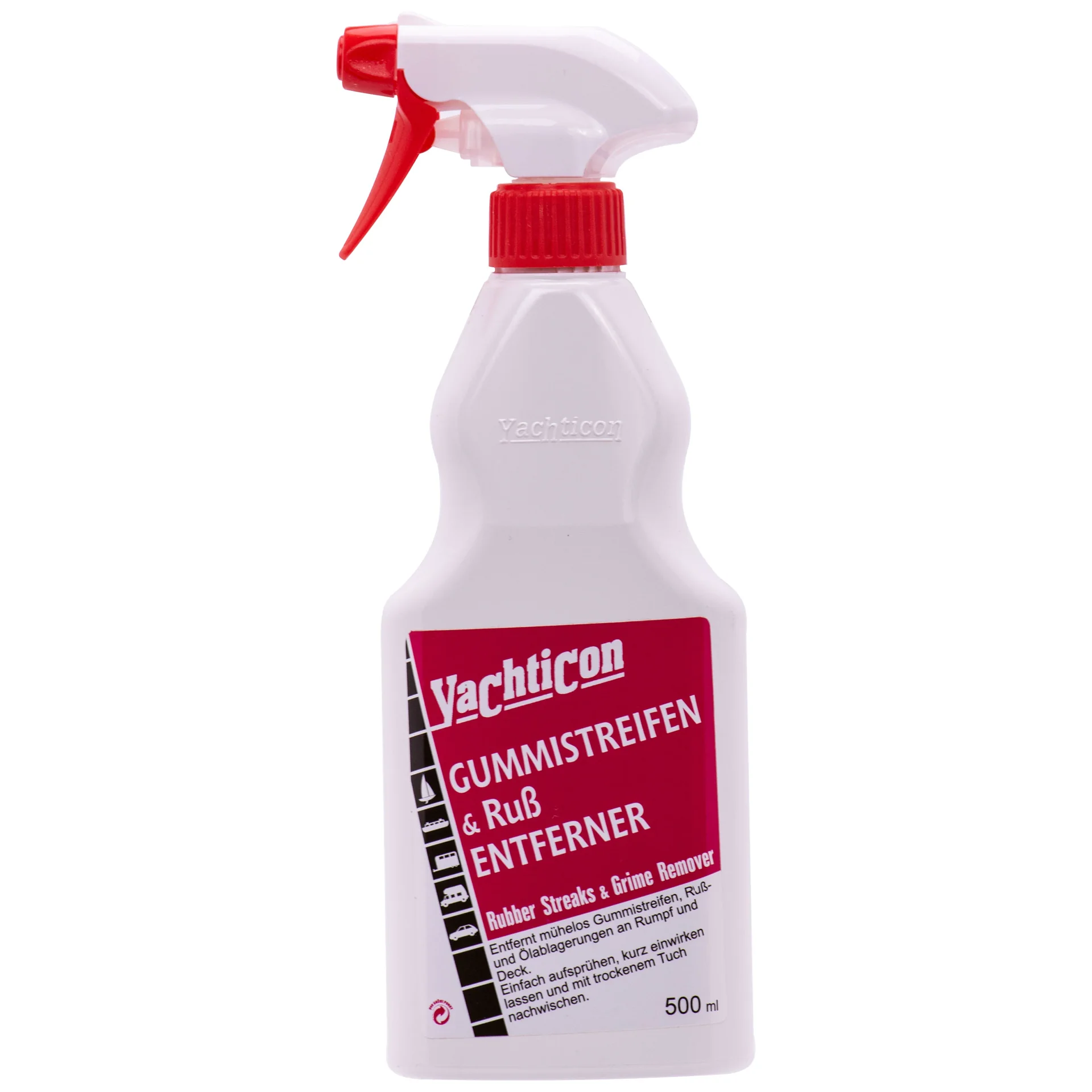 "Rubberboot reiniger, rubber strepen verwijderen, roet verwijderaar, 500 ml image"