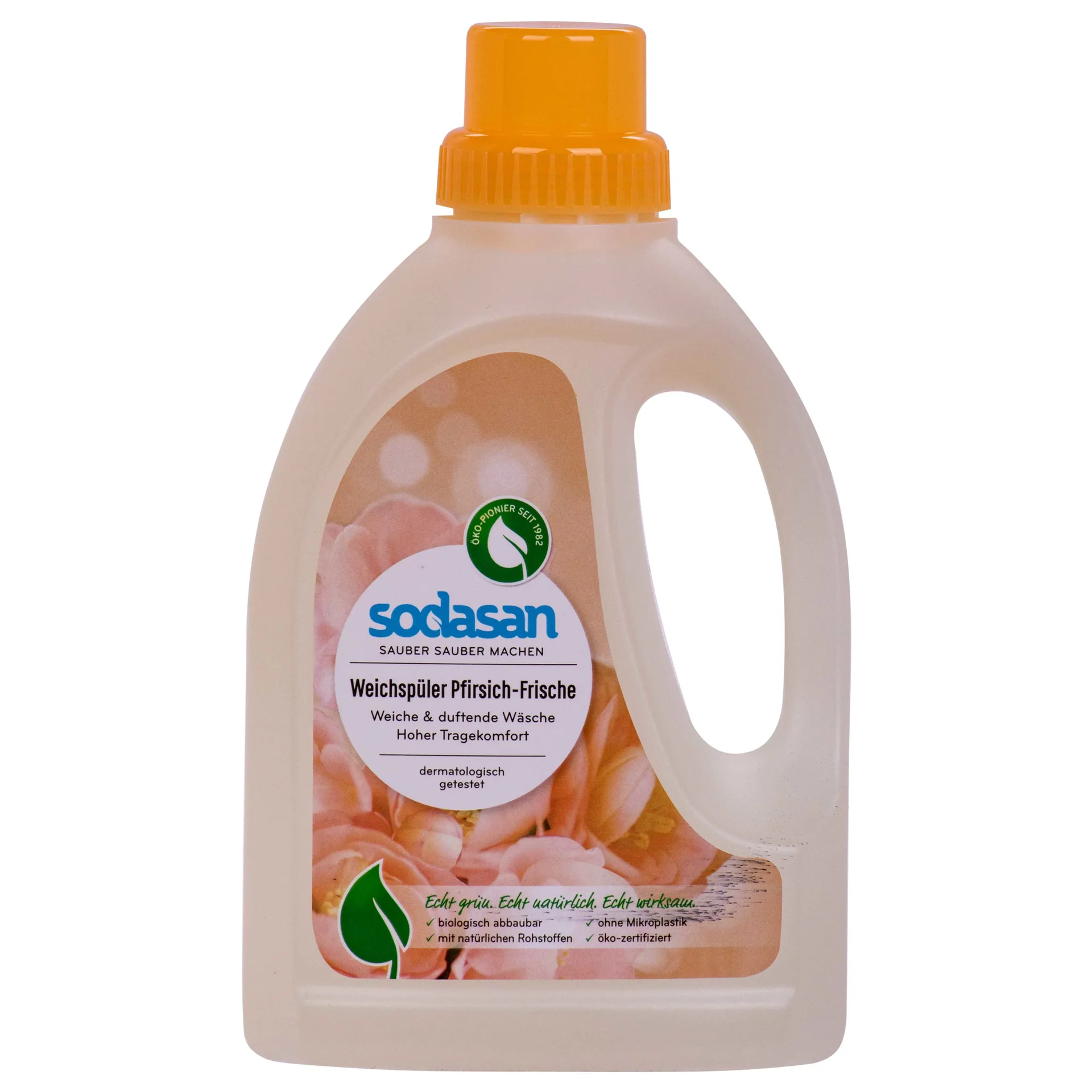 "Wasverzachter Perzik Frisse, 750ml, natuurlijke wasverzachter image"
