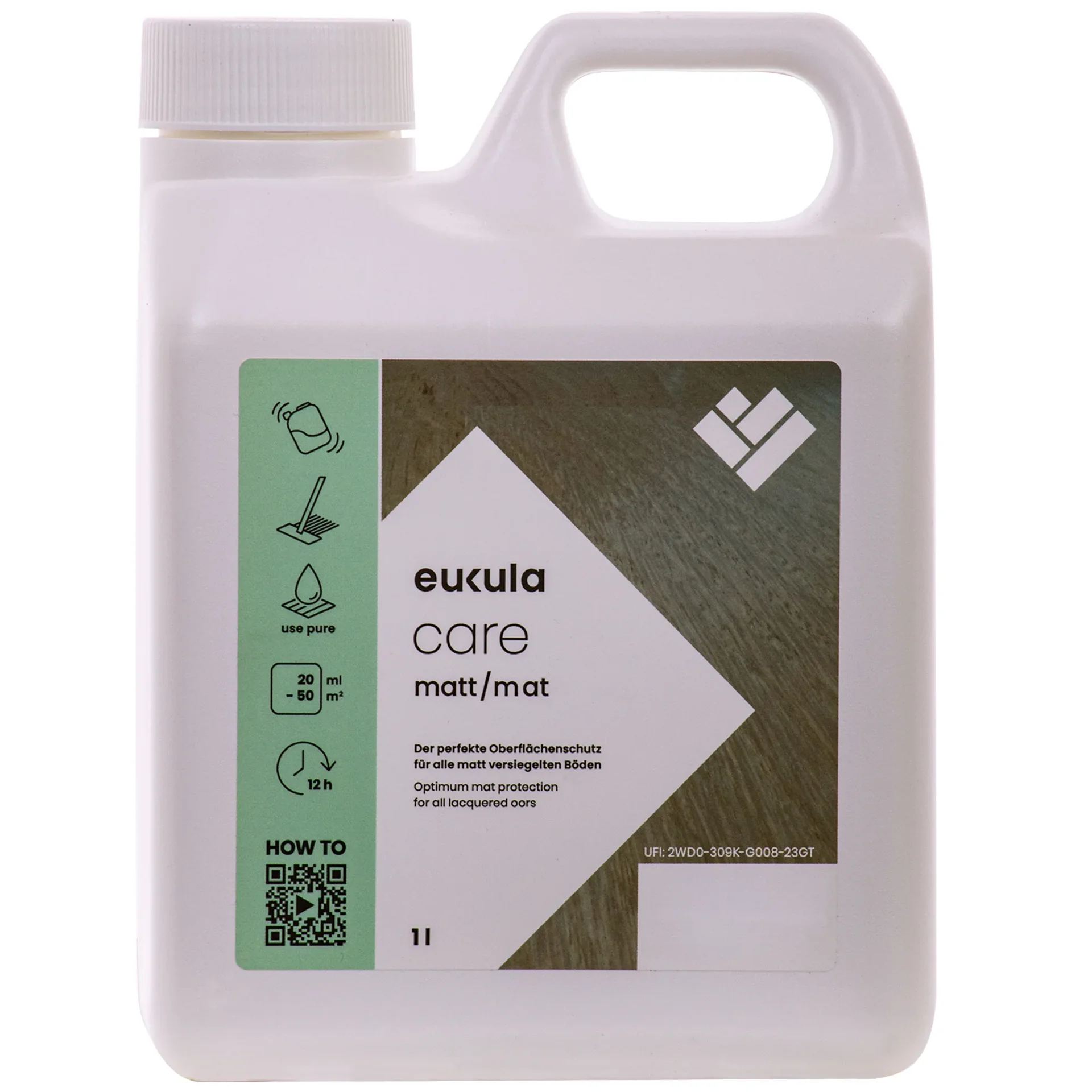 "Onderhoud parket mat, parket onderhoud mat, onderhoud matte vloer, 1 Liter image"