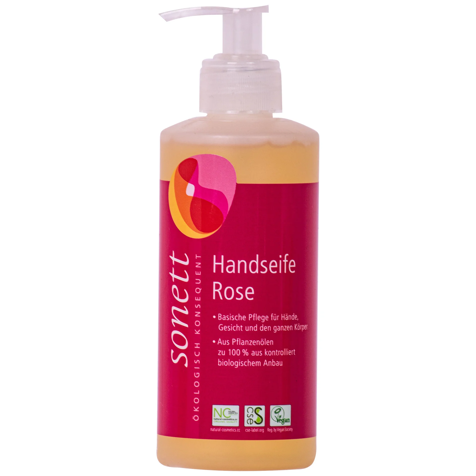 "Handzeep roos, SONETT Handseife, 300ml, Spender, vloeibare handzeep image"
