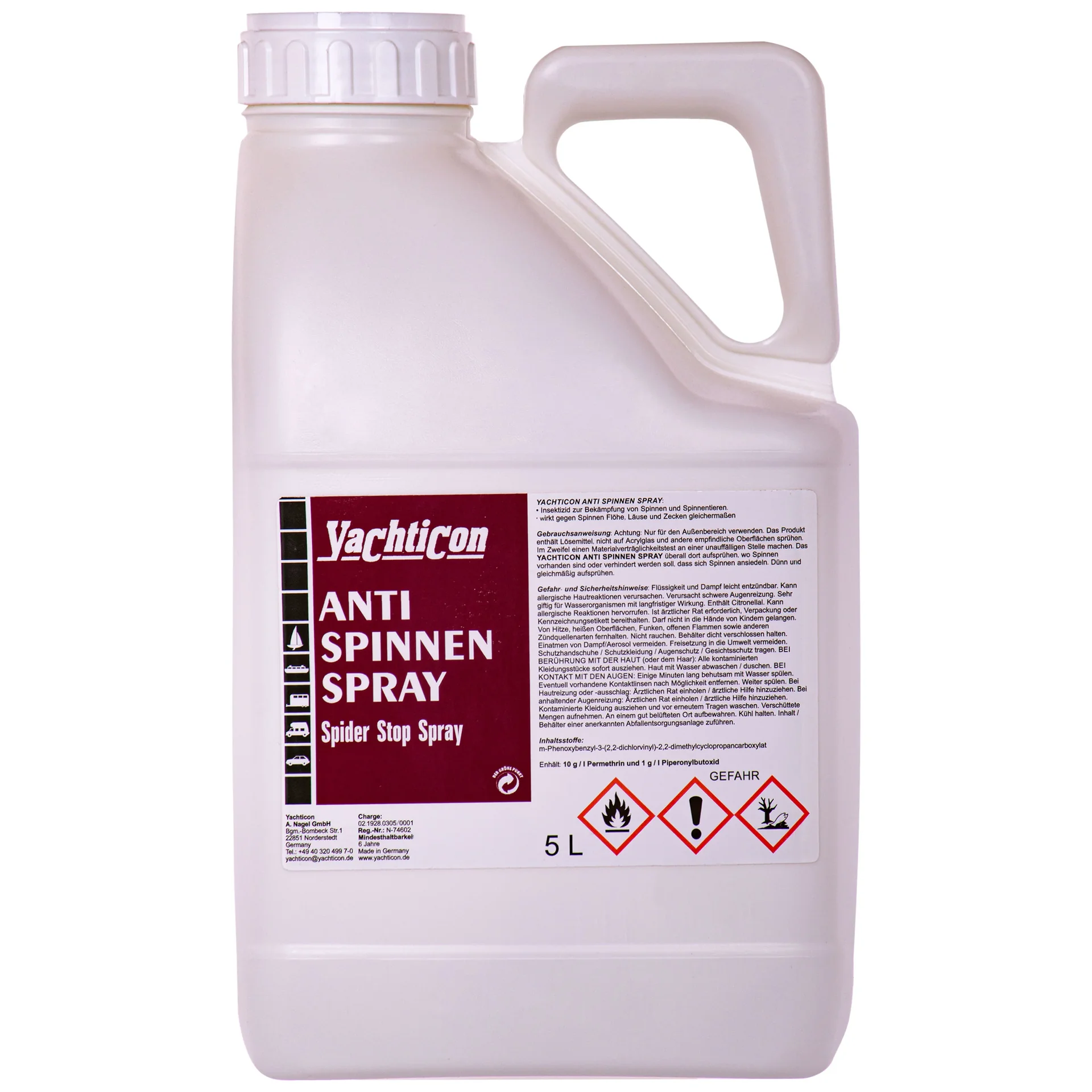 "Anti spinnenspray 5 Liter, Anti spinnen middel, Spinnen verjager image"