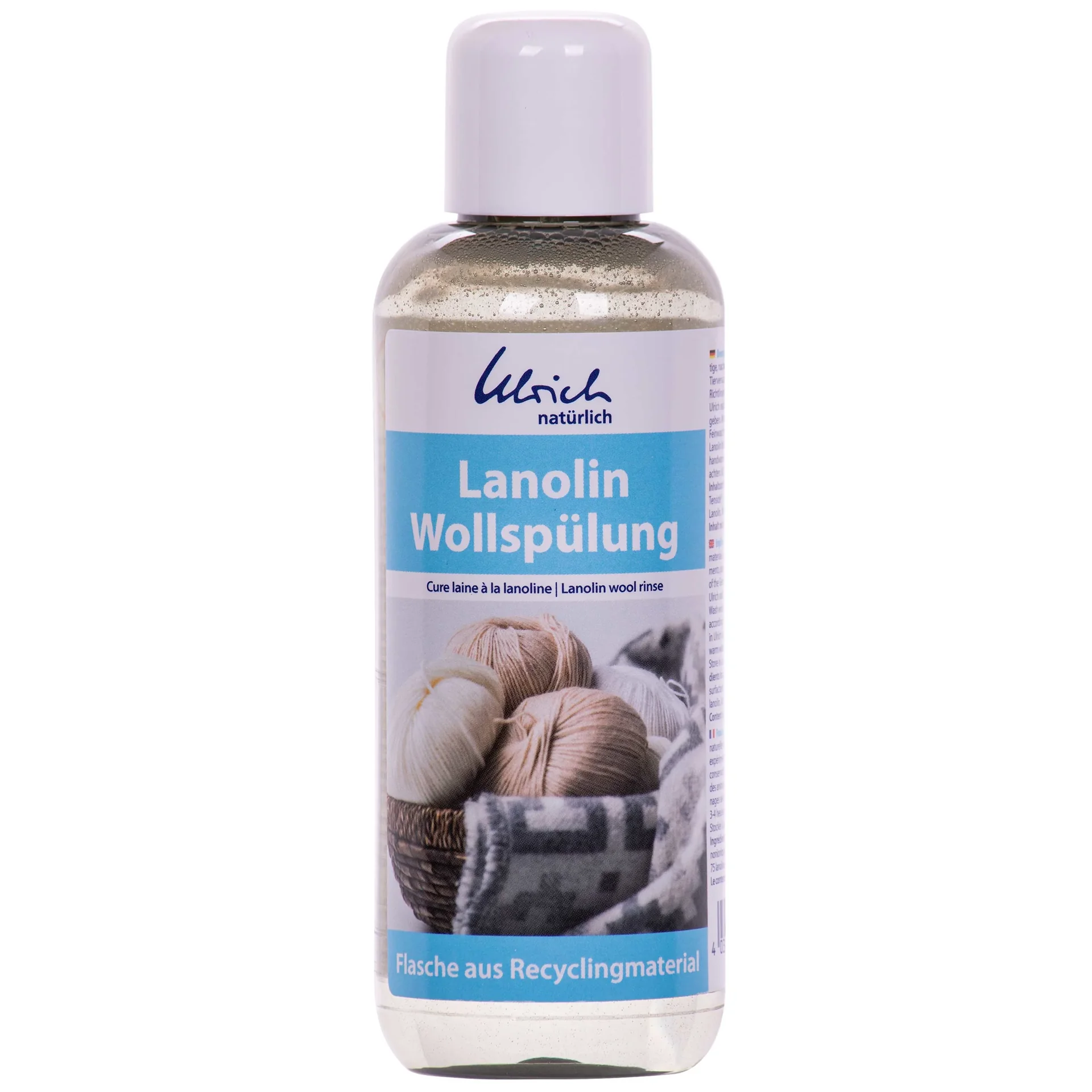 "Lanoline wasverzachter, wolwasmiddel lanoline, wol spoelen, 250 ml image"