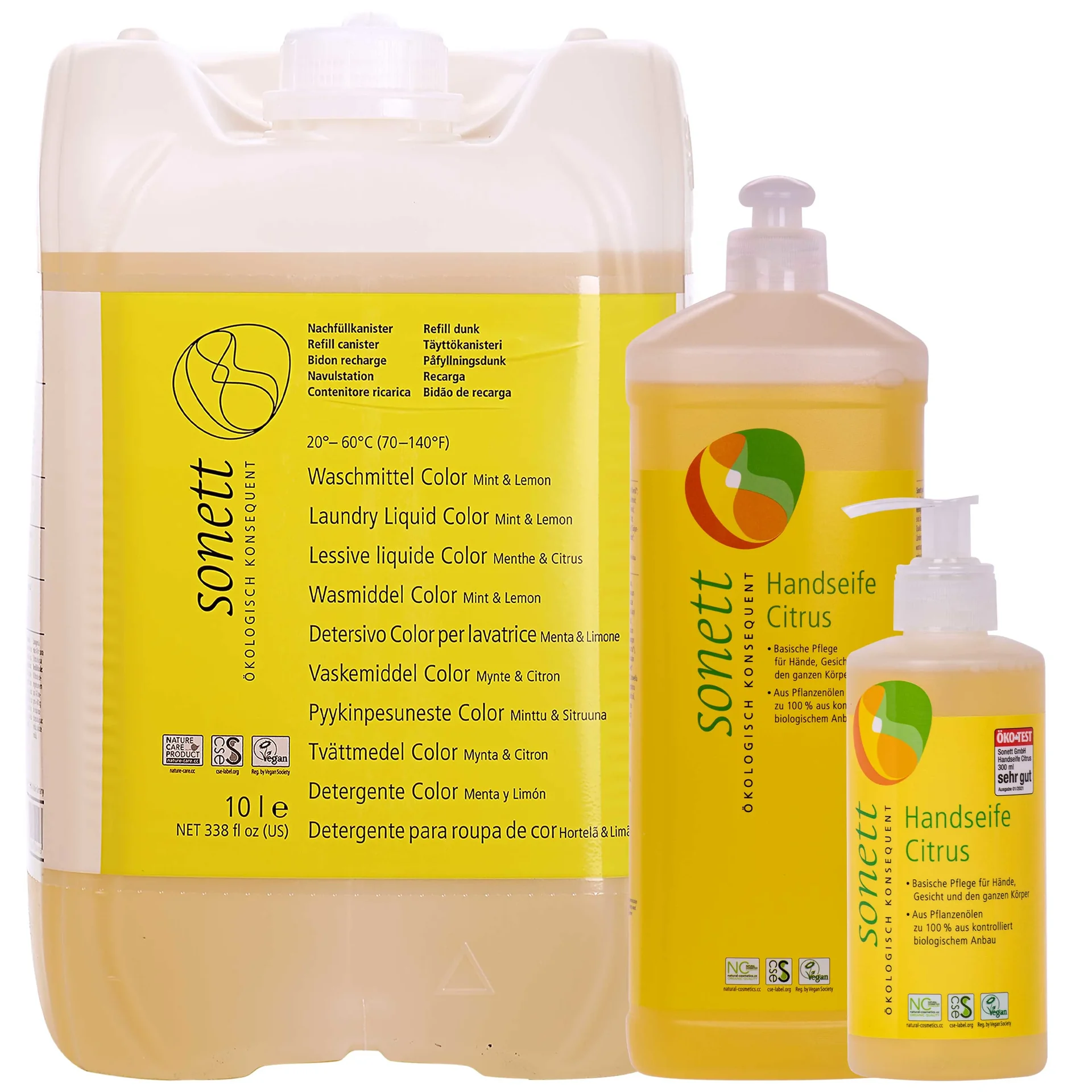 "Handzeep citrus, natuurlijke handzeep, handzeep navulling, handzeep grootverpakking image"