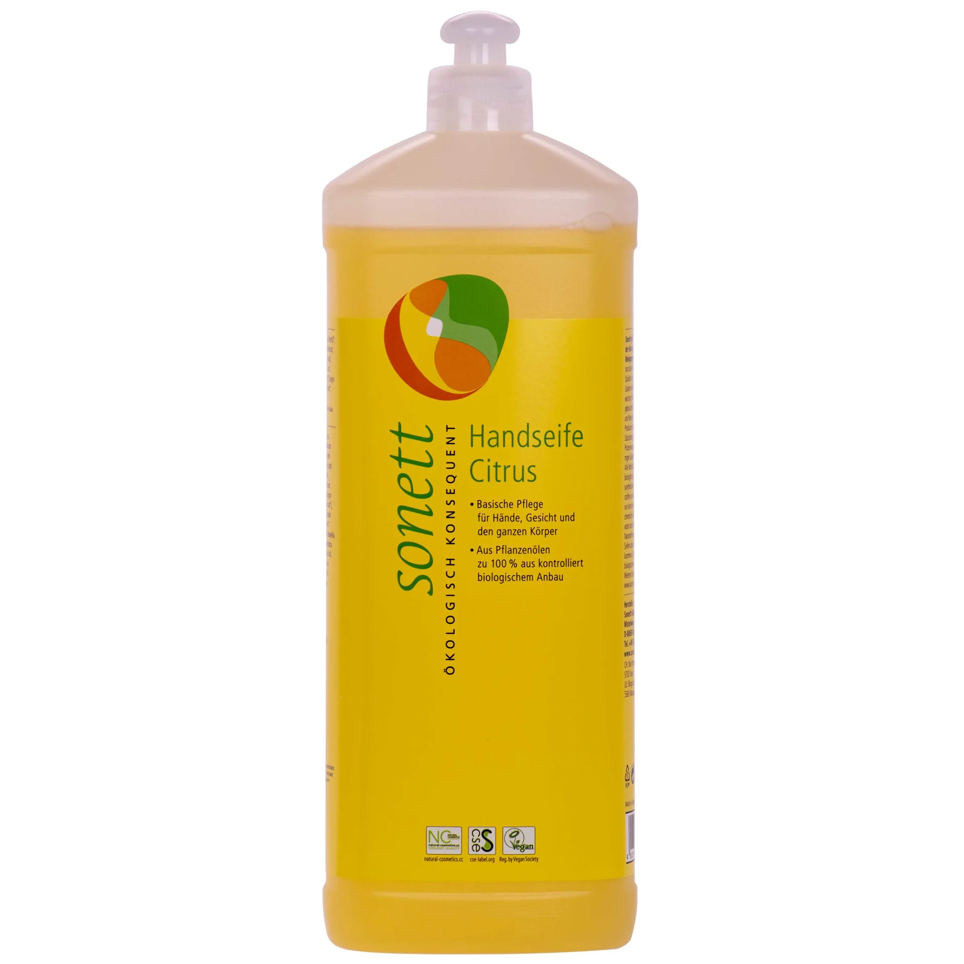 "Handzeep navulling, Sonett Handseife Citrus 1 Liter, navul handzeep image"