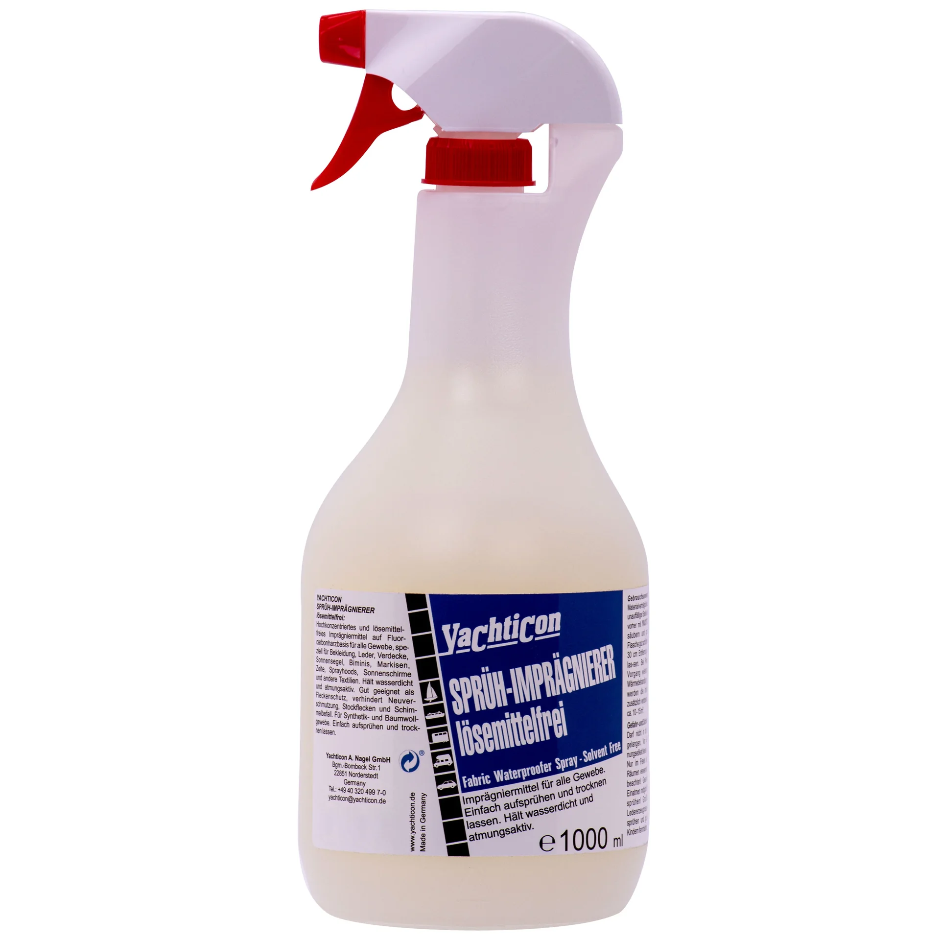 "Impregneermiddel, textiel impregneren, waterdicht maken tent, 1000 ml, lösemittelfrei image"