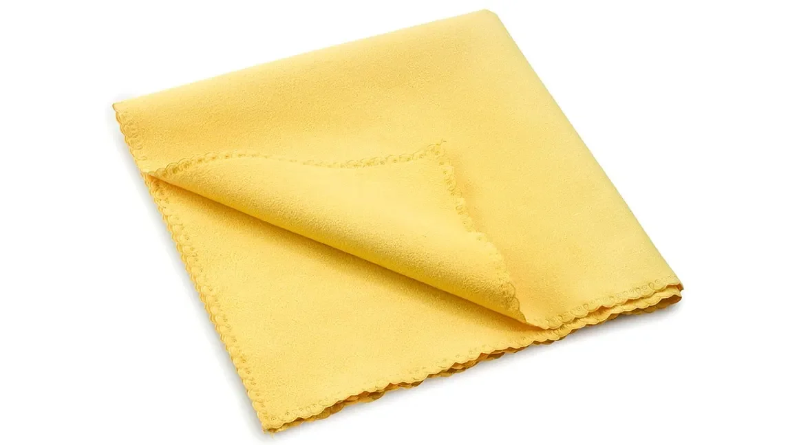 "Microvezeldoek 40x40, microvezeldoeken geel, 10 stuks, zachte schoonmaakdoek image"