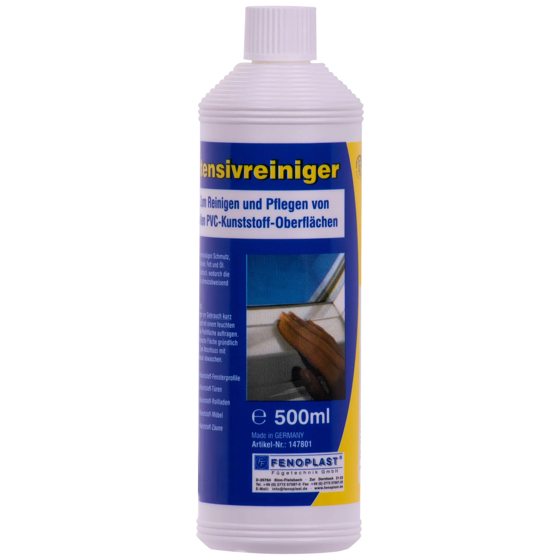 "PVC reiniger, Kunststof reiniger, Intensief reiniger, 500ml, voor witte kunststof image"