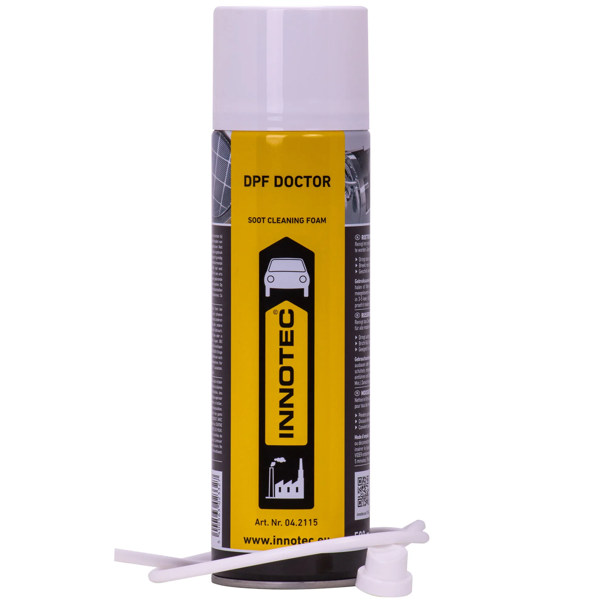 "DPF reiniger 500 ml, roetfilter reiniger incl. witte spuitsonde image"