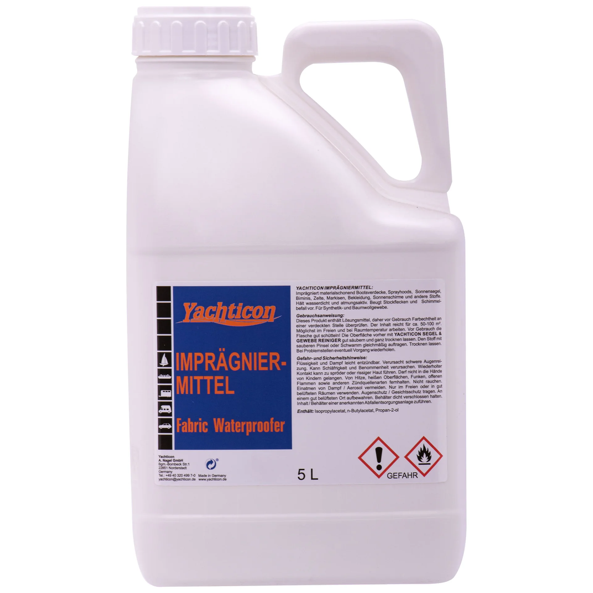 "Impregneermiddel 5 Liter, textiel impregneermiddel, waterdicht maken tent image"