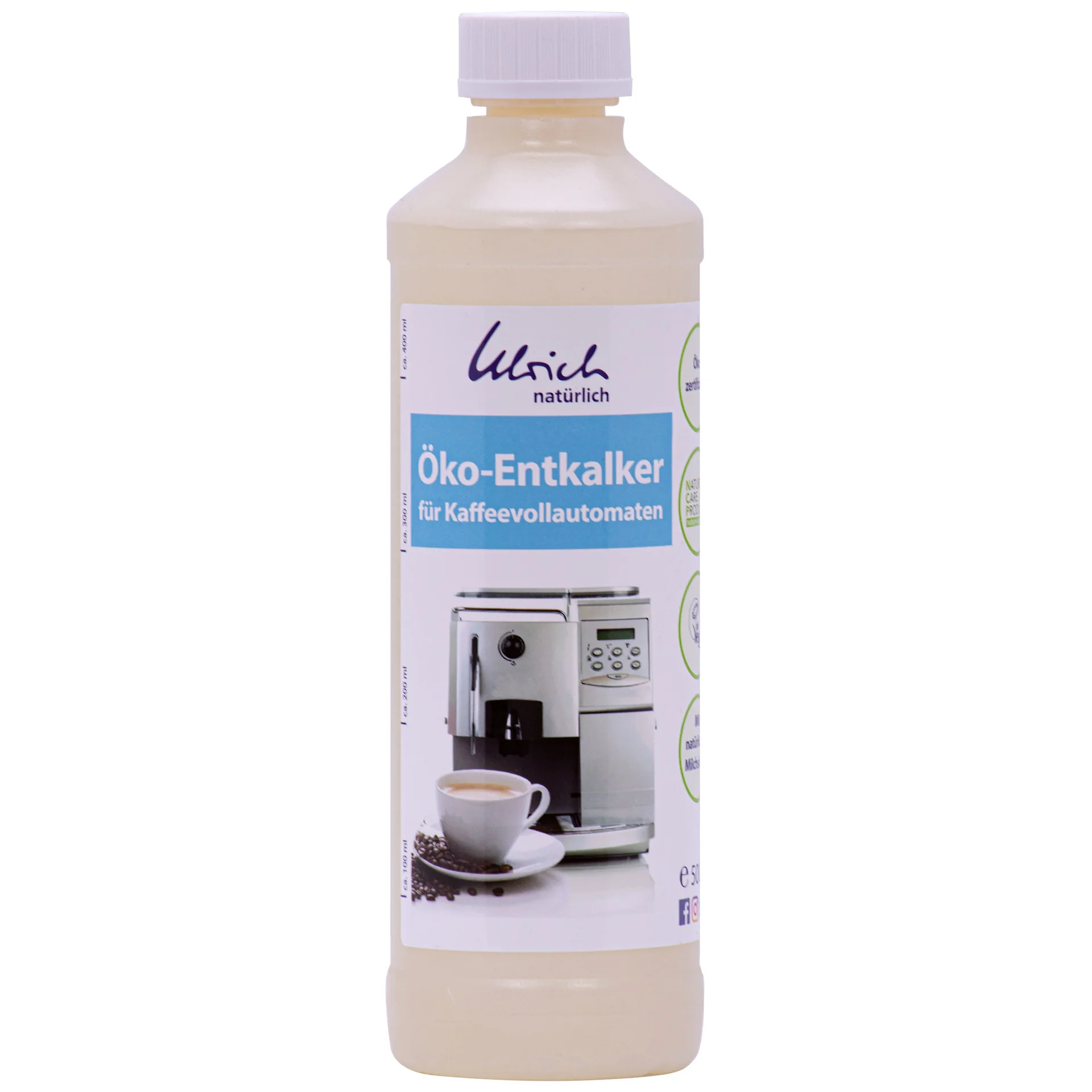 "Ontkalker koffiemachine, 500 ml, Eco ontkalker, Natuurlijke ontkalker image"