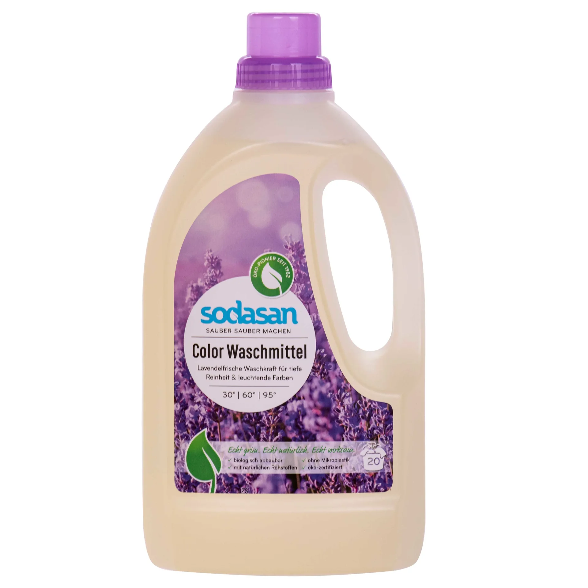 "Wasmiddel lavendel, vloeibaar kleurwasmiddel, 1.5 liter image"