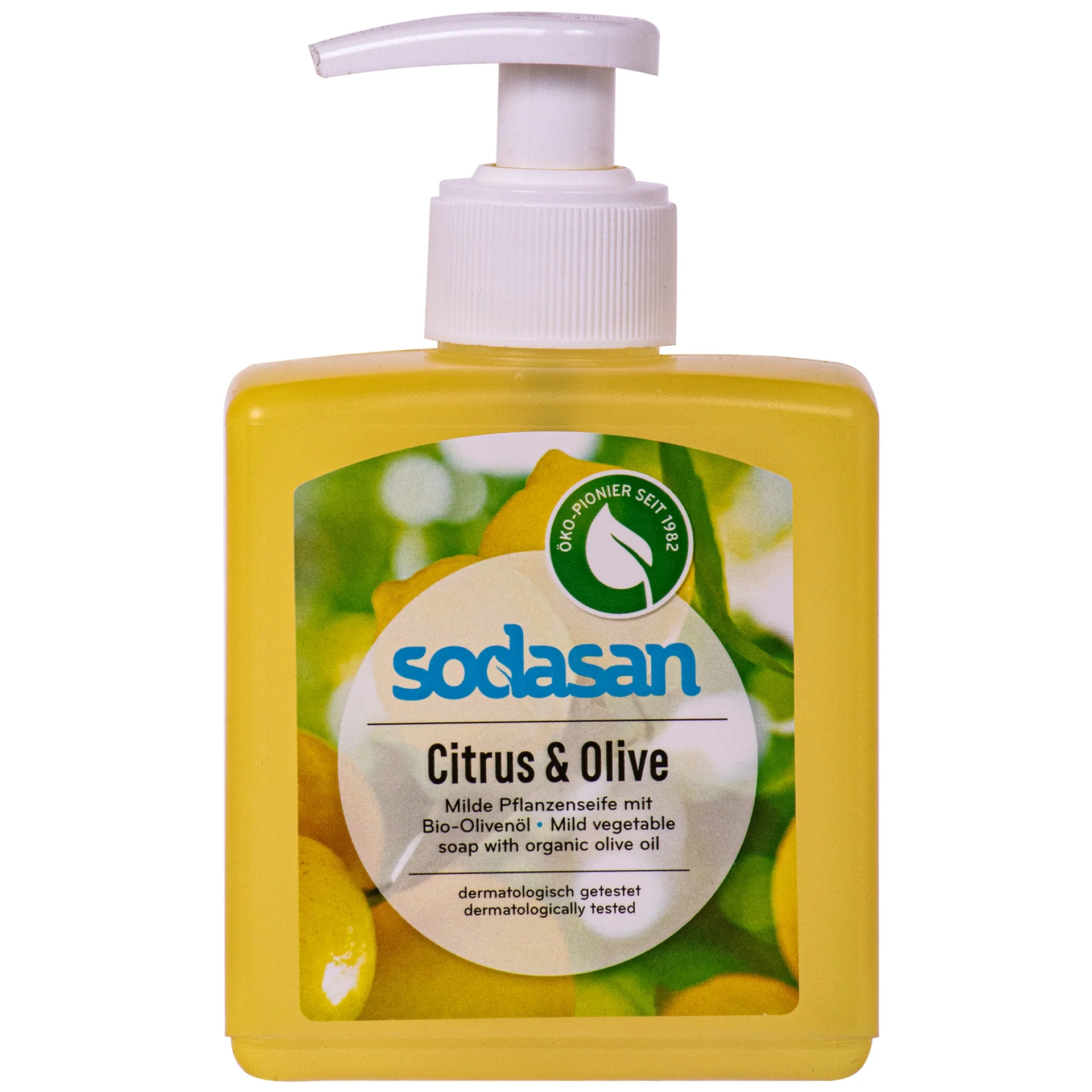 "Vloeibare zeep, handzeep, natuurlijke handzeep, citrus olijf, 300 ml, plantaardige zeep image"