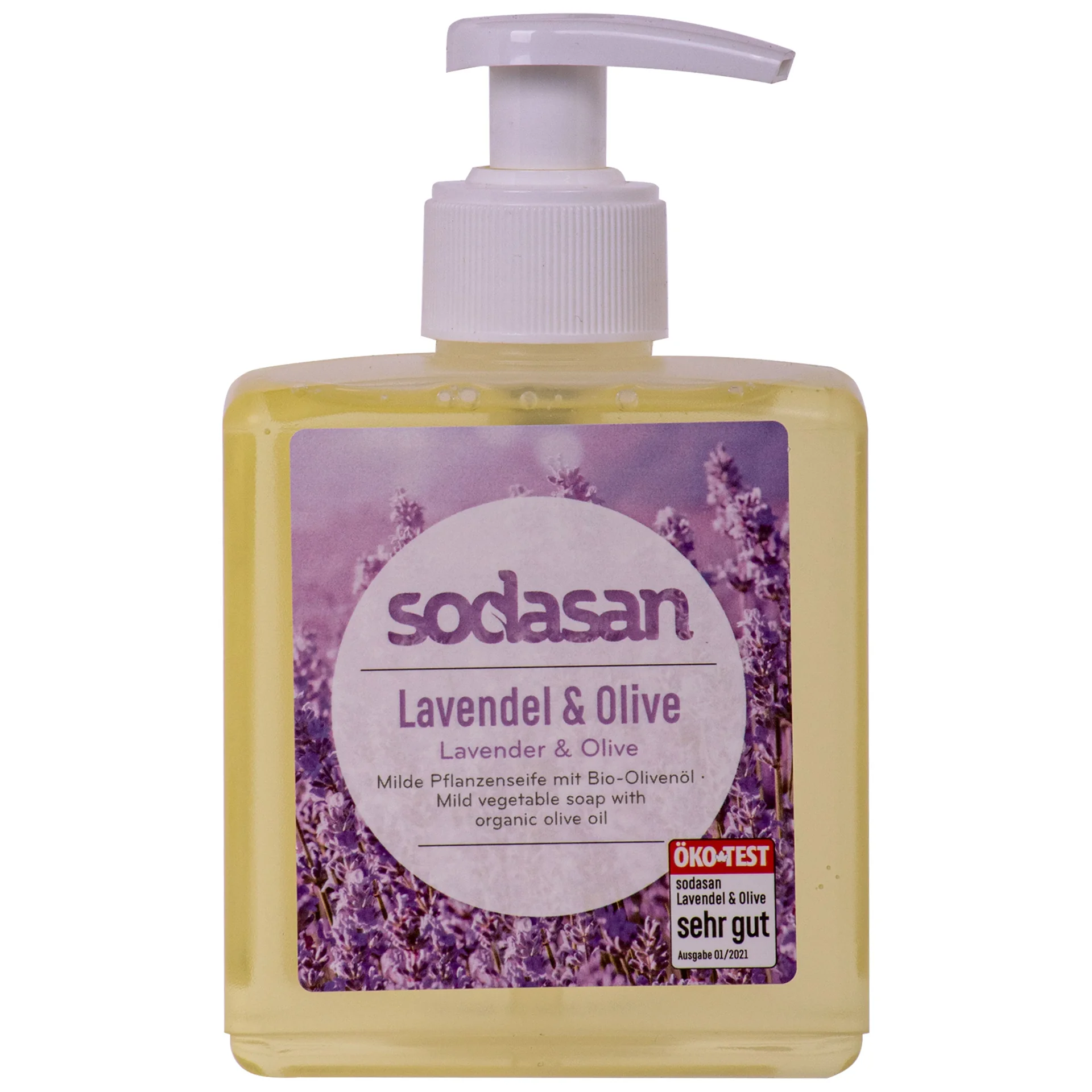 "Vloeibare zeep Lavendel-Olijf, natuurlijke zeep, 300 ml plantaardige zeep image"