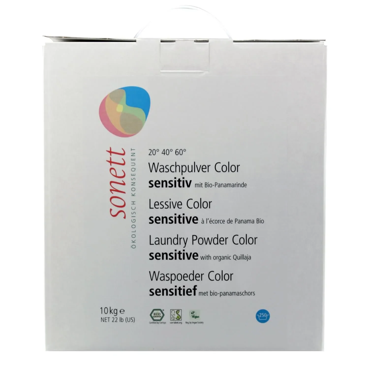 "Wasmiddel color 10 kg, wasmiddel poeder, wasmiddel gevoelige huid, parfumvrij image"